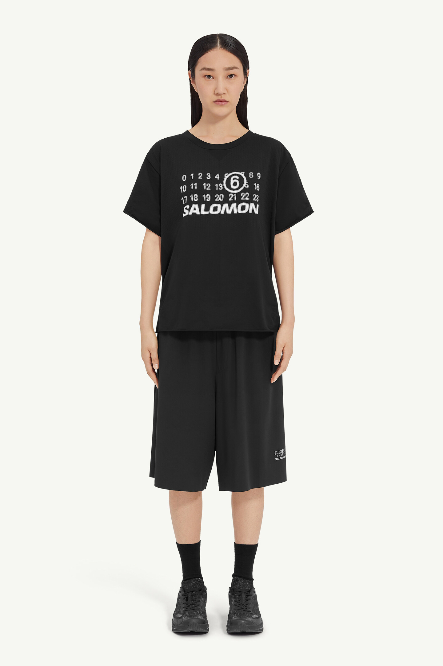 Black Nylon Seamless T-Shirt | Maison Margiela Black Nylon Seamless T-Shirt | Maison Margiela