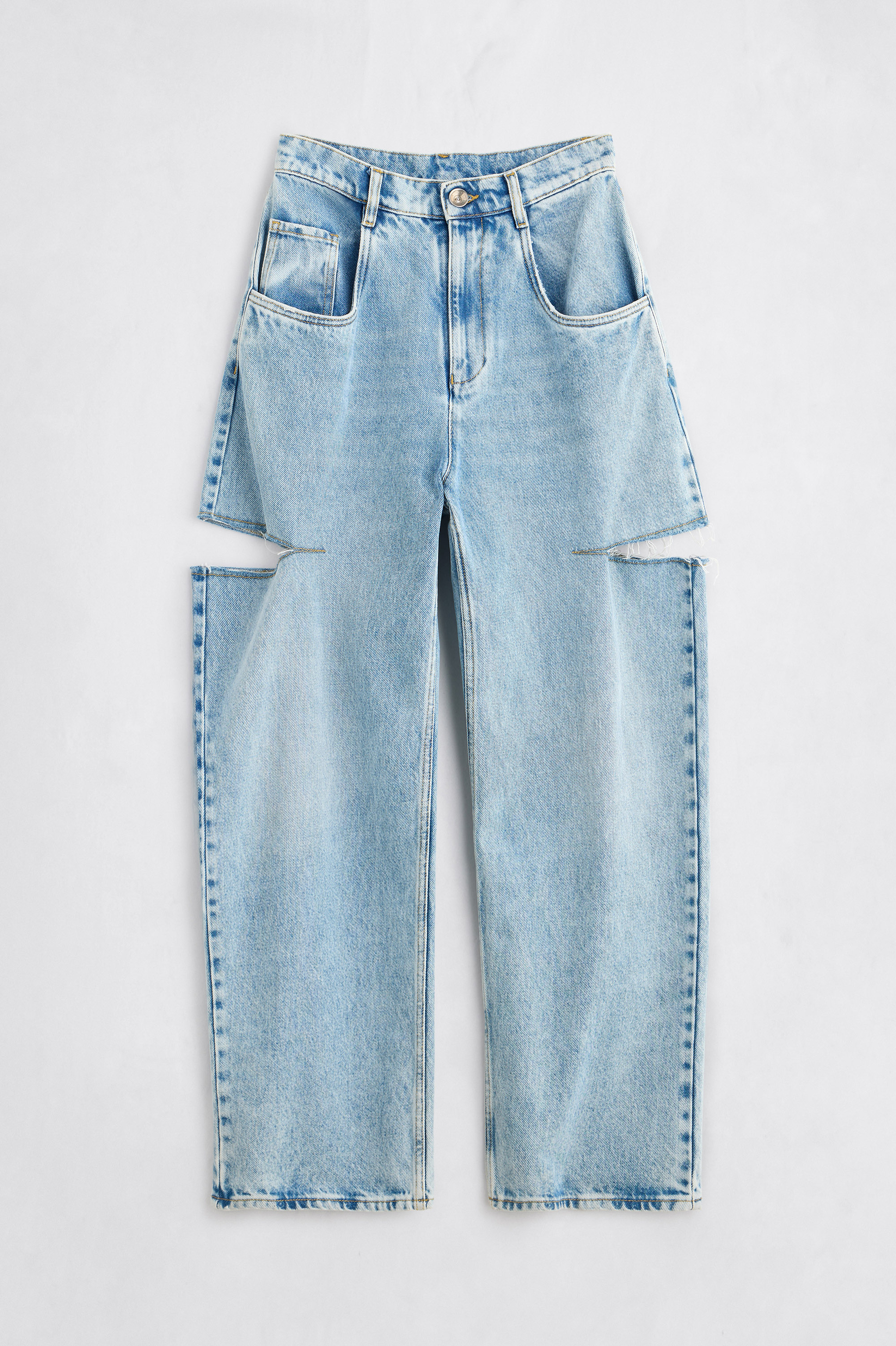 Blue jeans Denim jeans with slash details | Maison Margiela Official