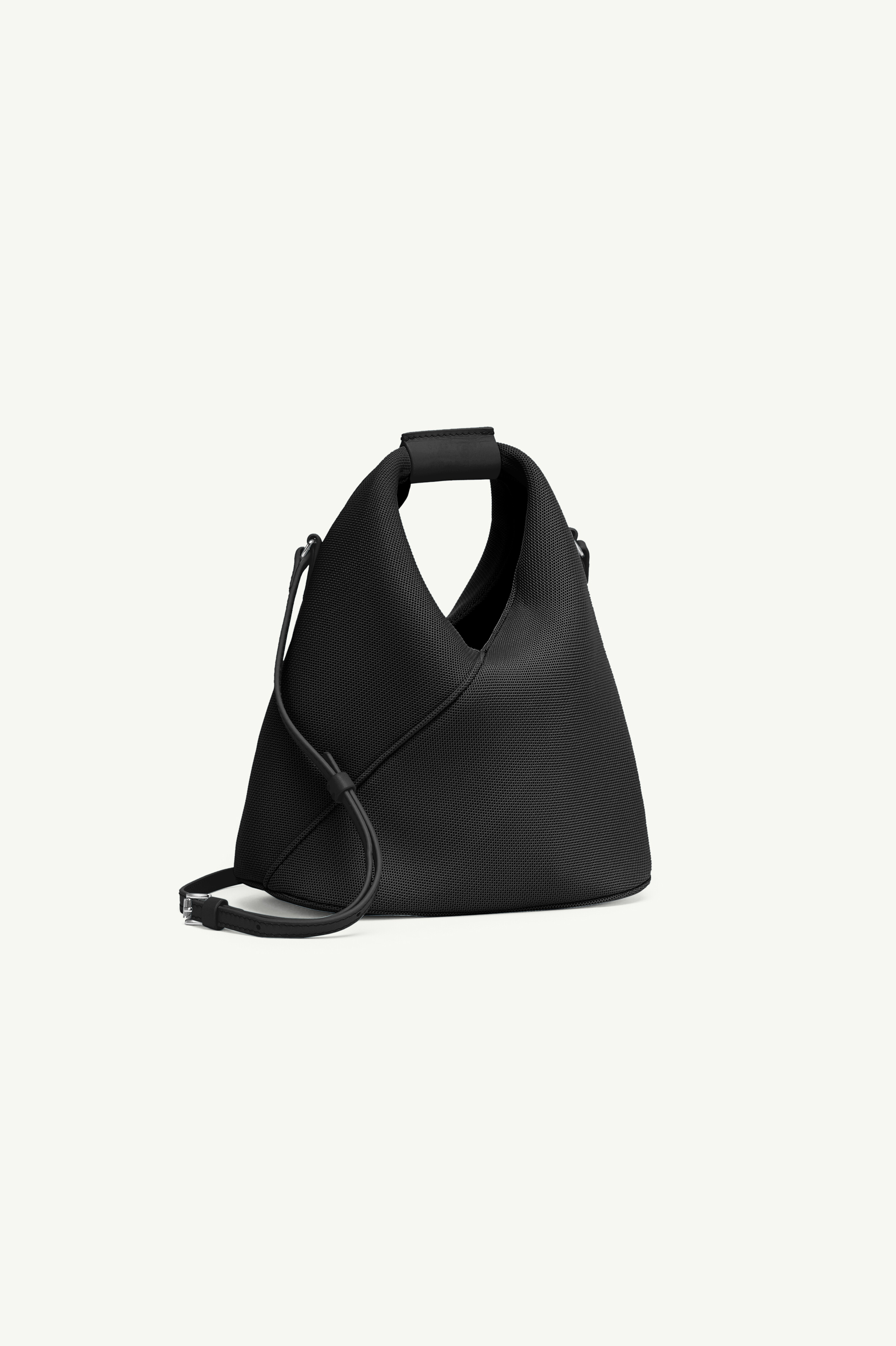 Black Mesh Japanese Crossbody Shoulder Bag | Maison Margiela