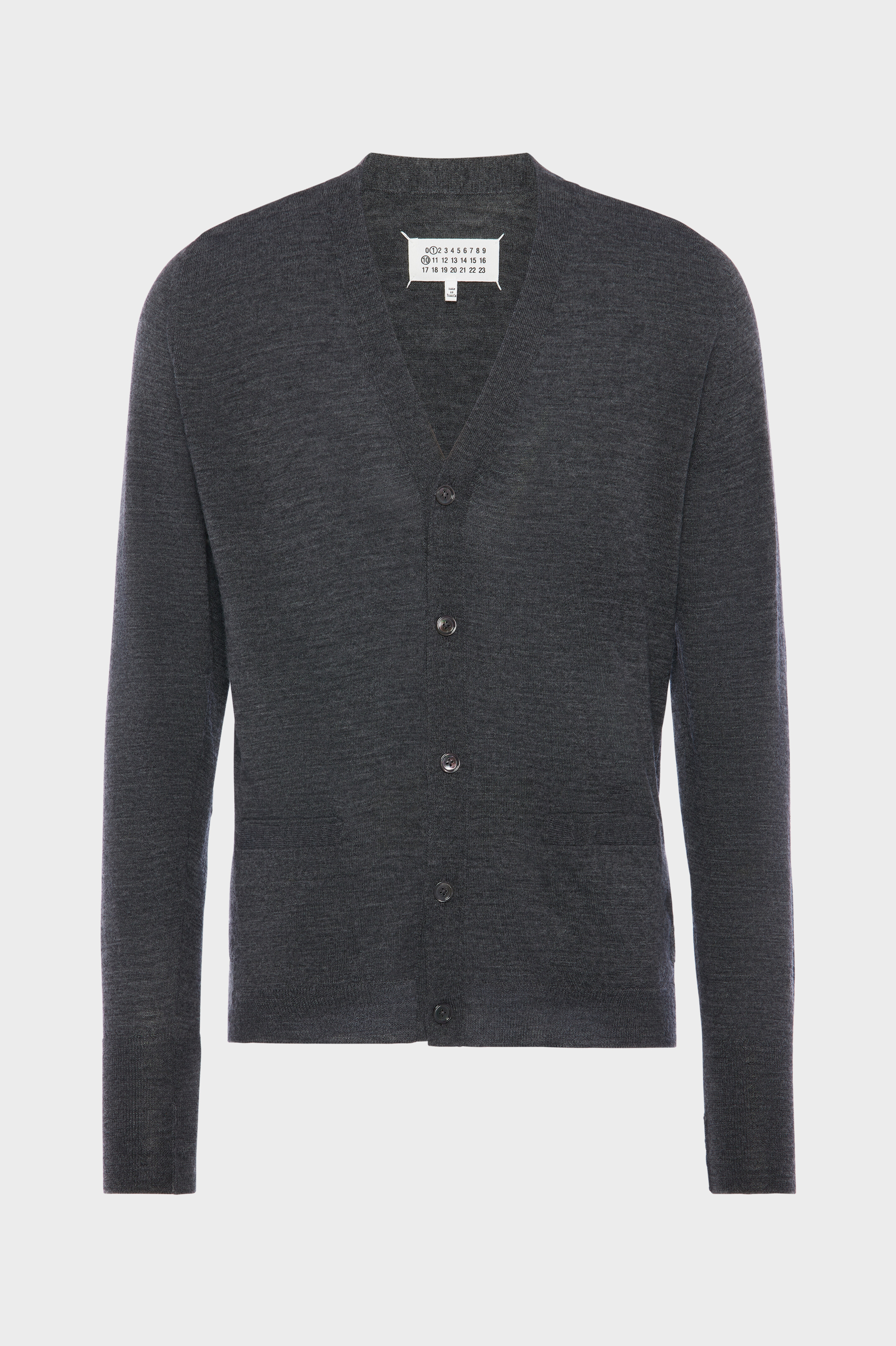 Wool-blend V-neck cardigan