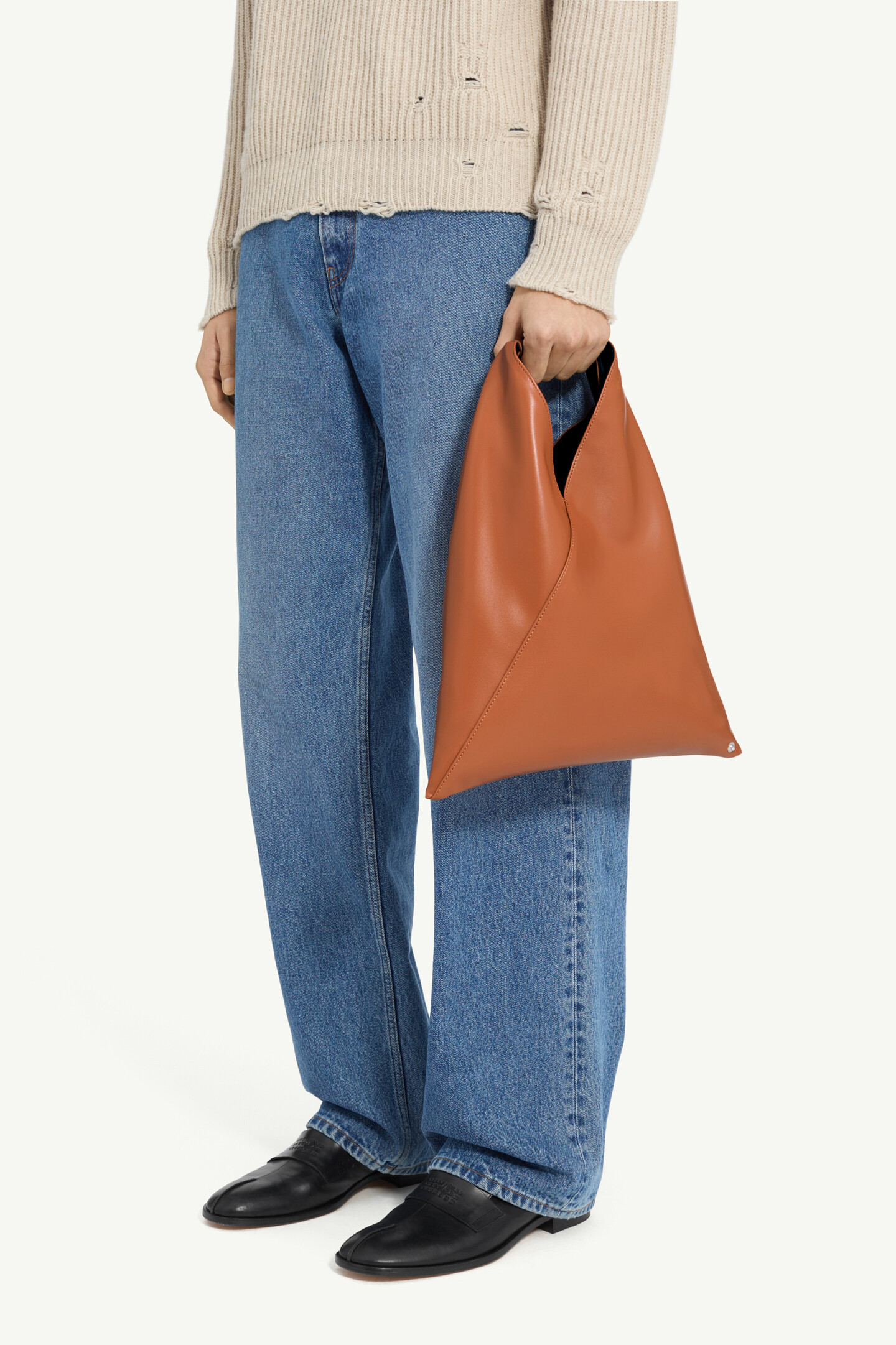 Brown Japanese Bag Classic Mini | MM6 Official