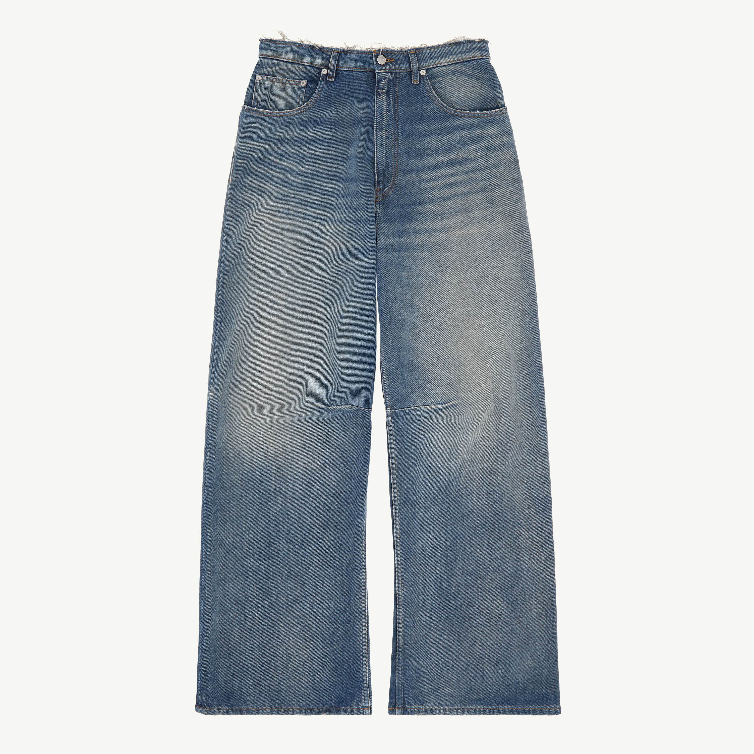 Blue Wide-leg jeans | MM6 Official