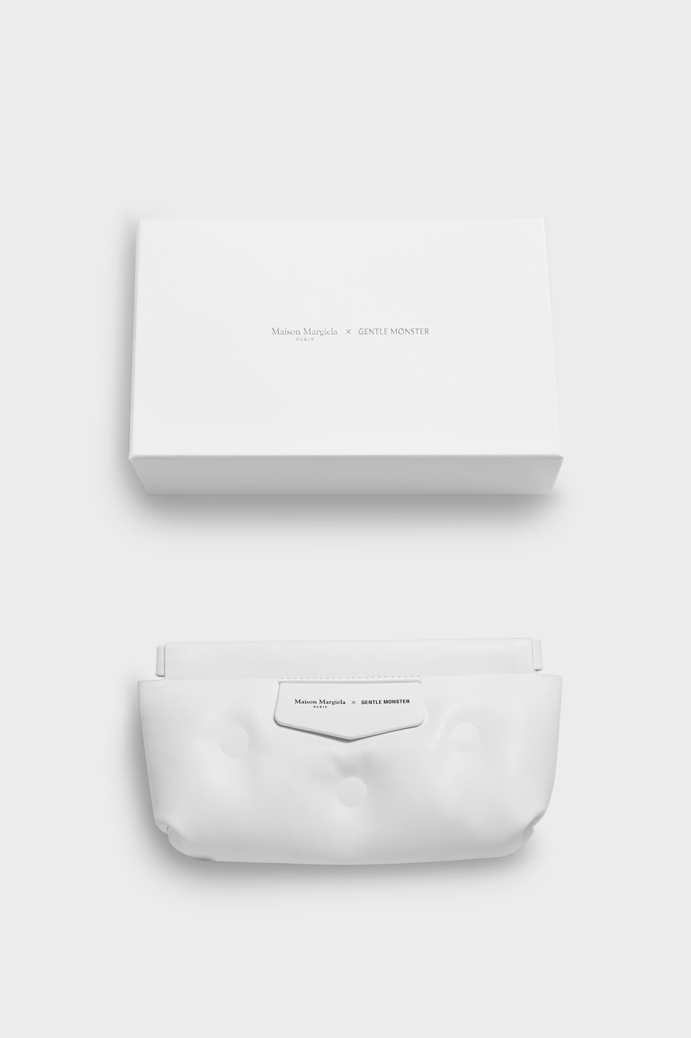 Curved Gold Sunglasses x Gentle Monster​ | Maison Margiela