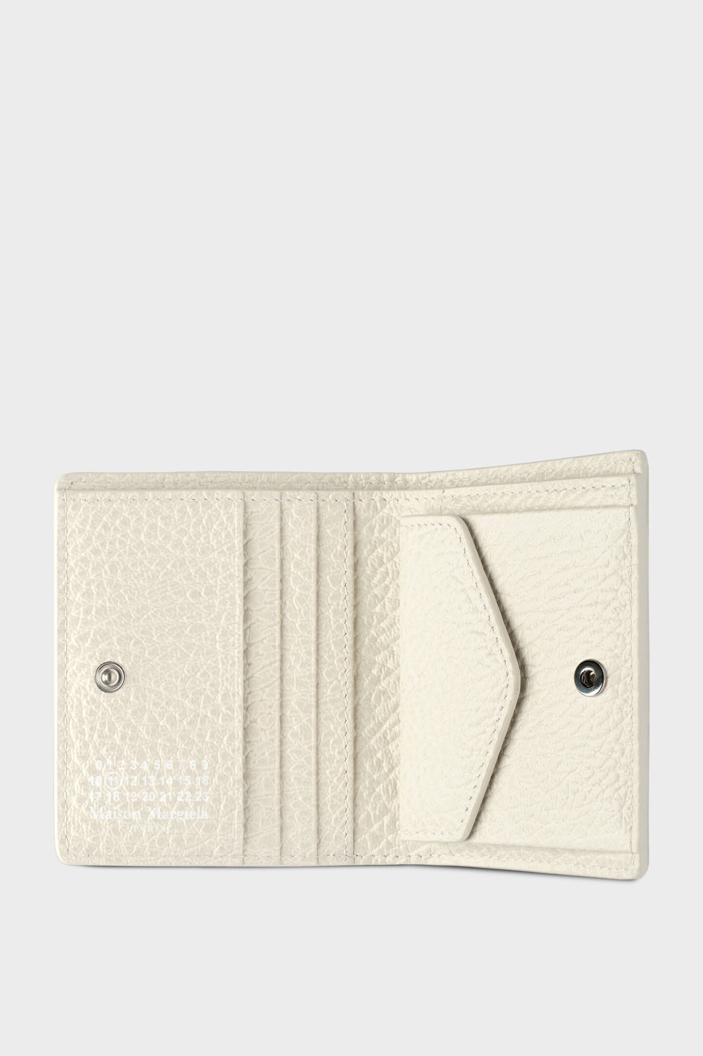 Beige Leather Cardholder with Pocket | Maison Margiela