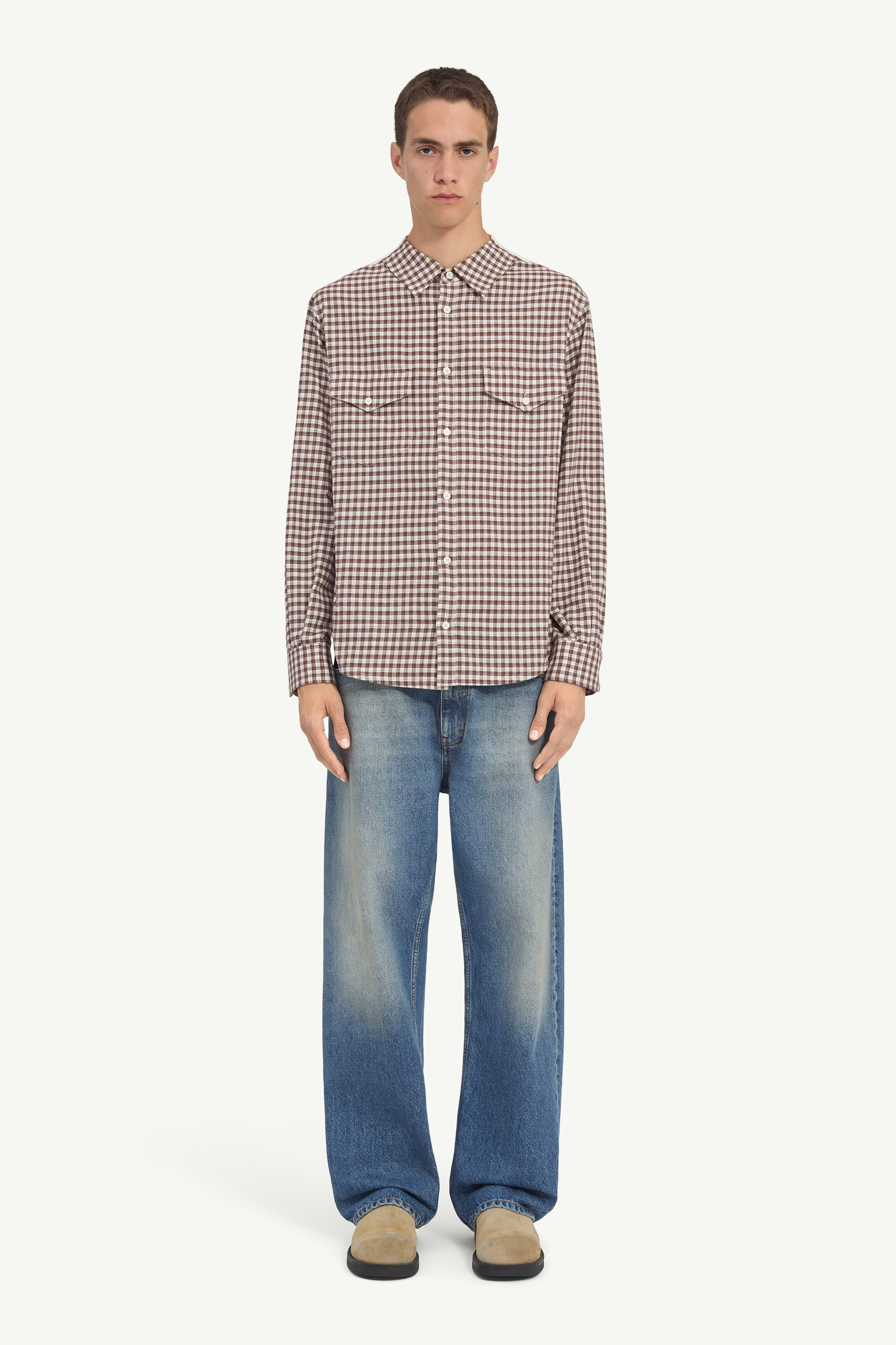 Maison Margiela チェッカード フランネルシャツ