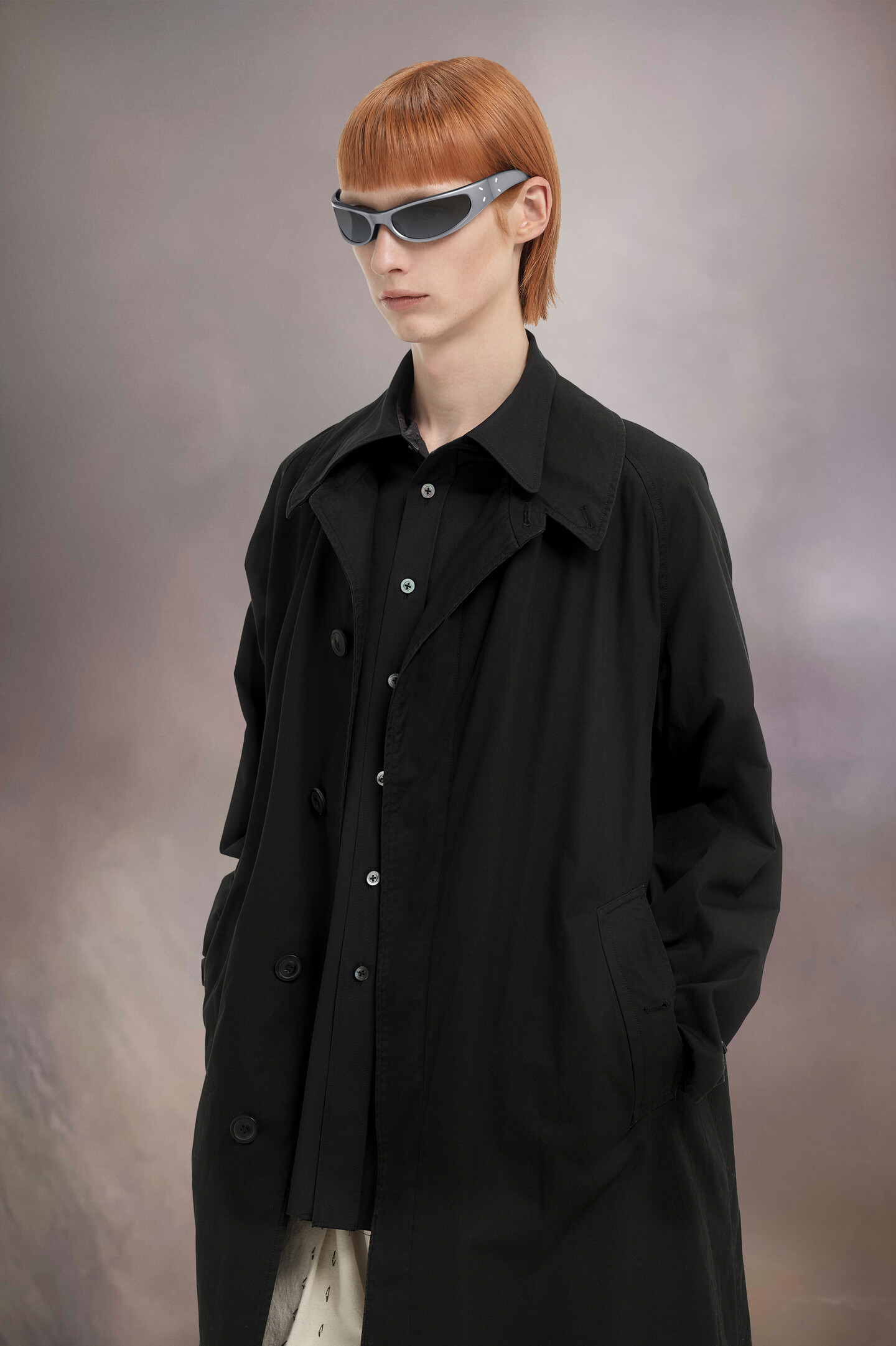 Wraparound Silver Sunglasses x Gentle Monster​ | Maison Margiela