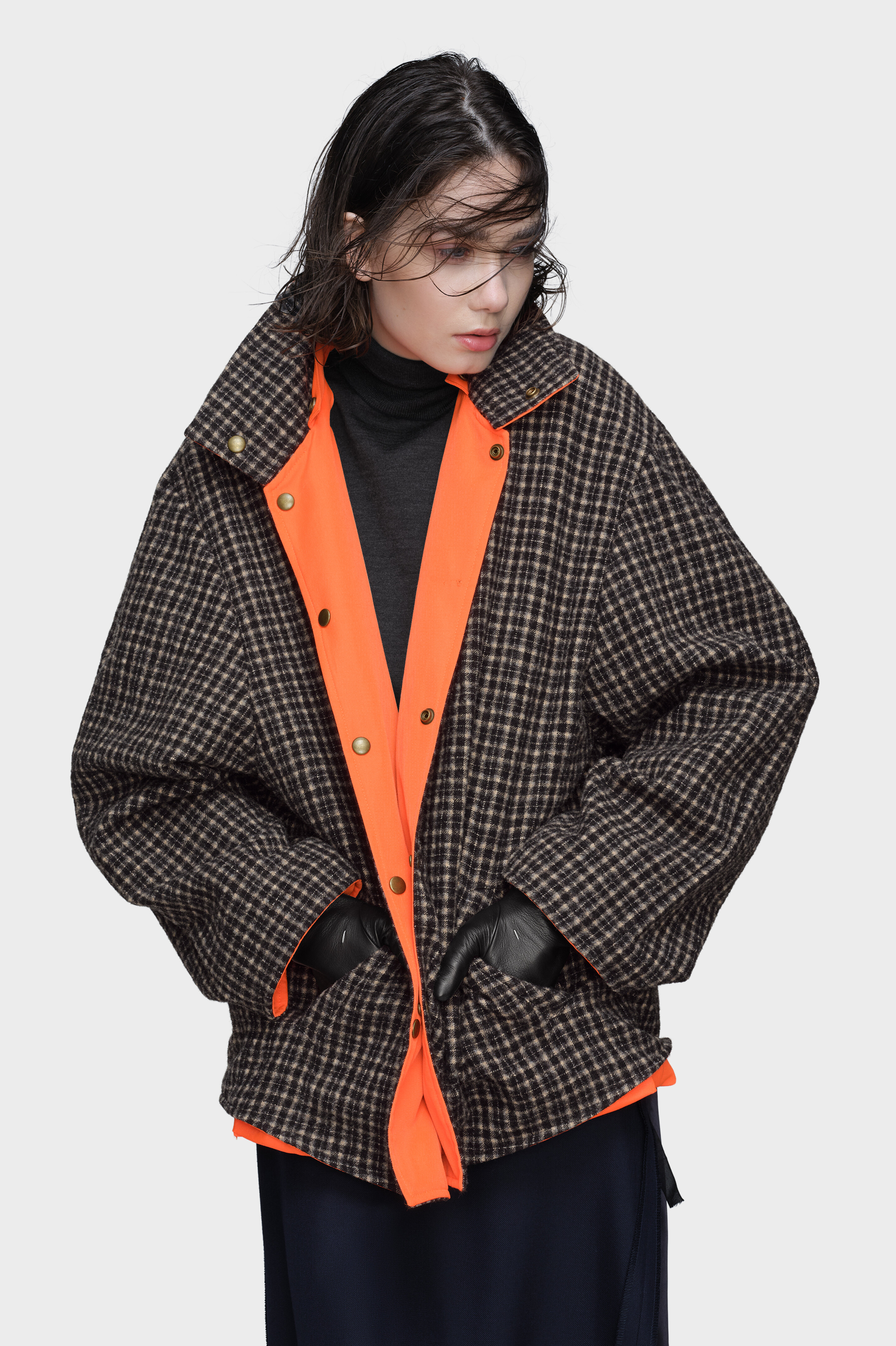 Women's Orange Reversible Jacket | Maison Margiela