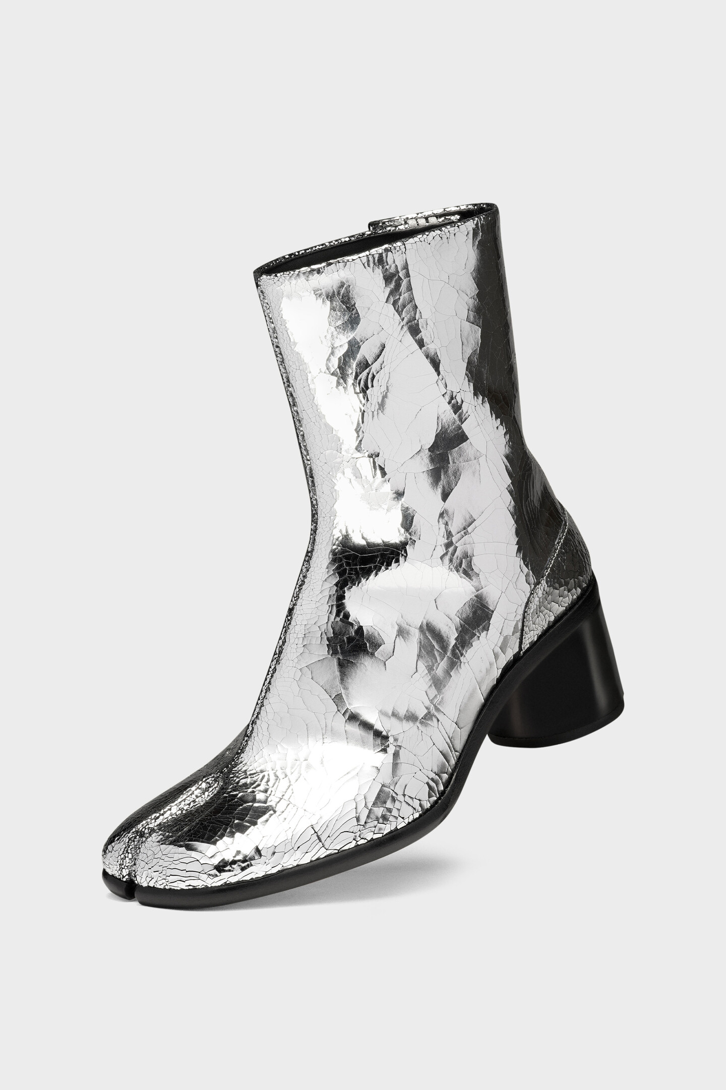 【新品未使用】Maison Margiela タビブーツ　ミラー　シルバー 36 Maison Margiela タビブーツ ミラー シルバー 36 Tabi Mirror