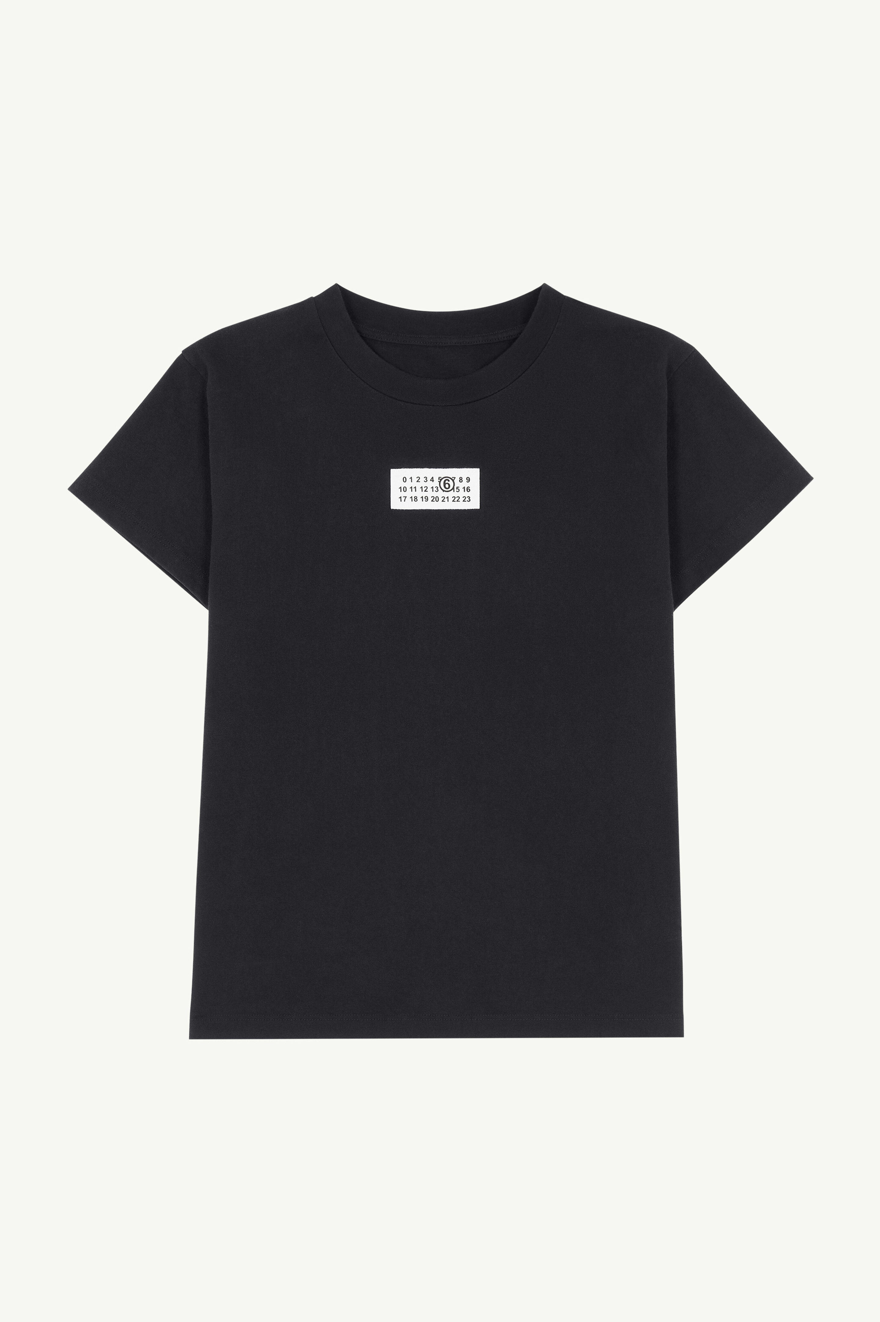 Black Women's Short-Sleeve T-Shirt | MM6