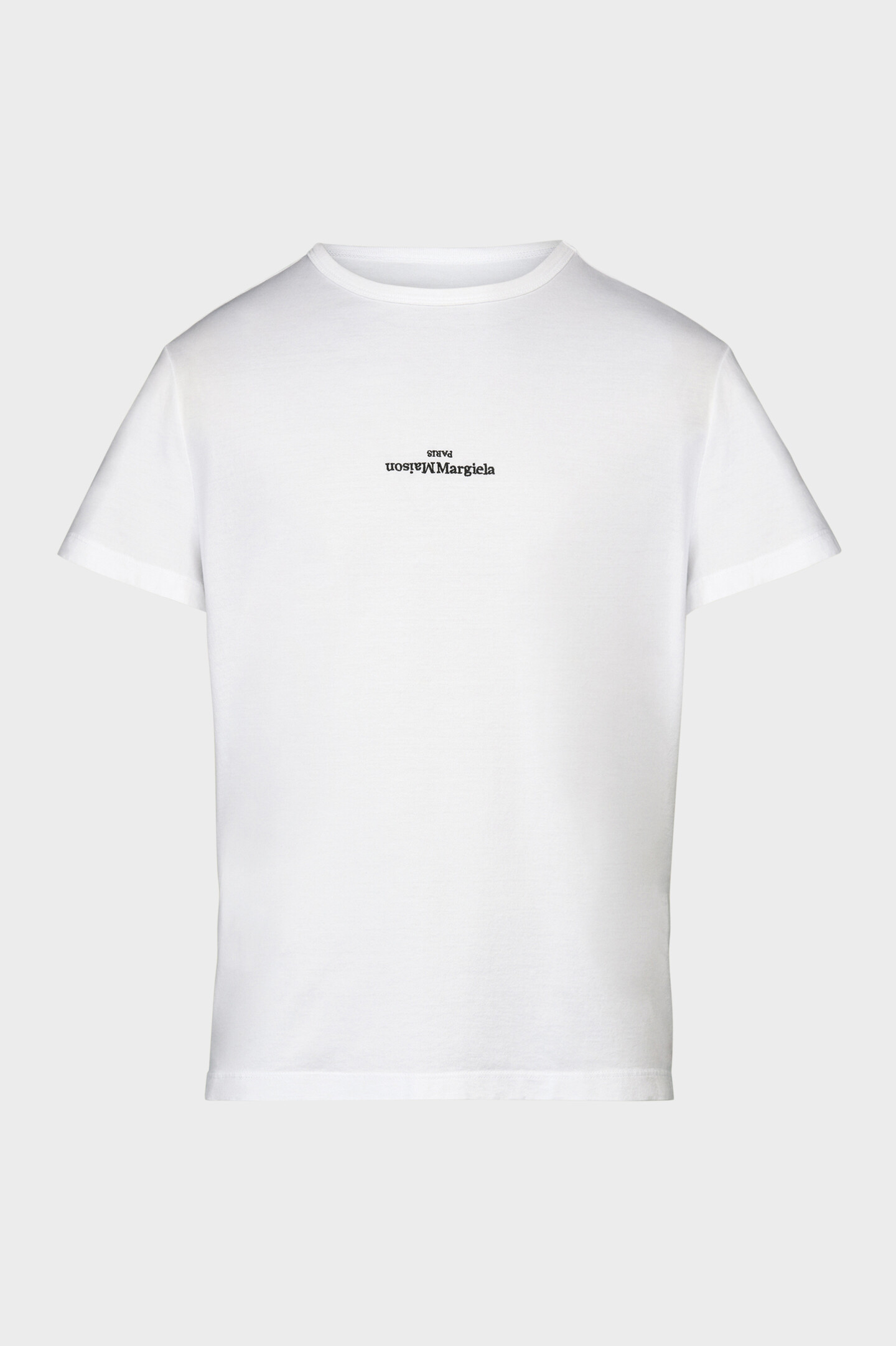 White Distorted Logo T-Shirt Regular Fit | Maison Margiela