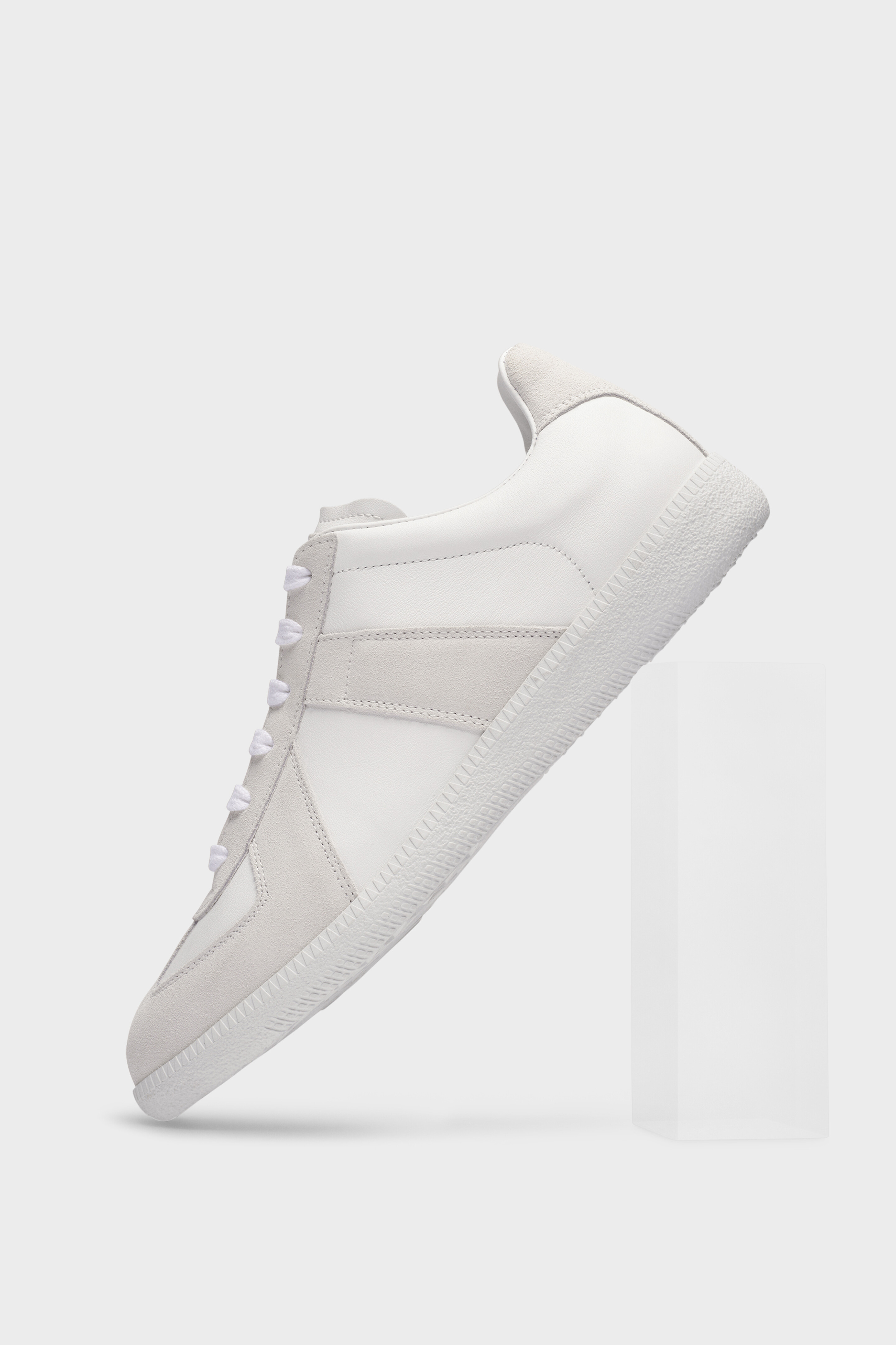 White Calf Leather Replica Sneaker | Maison Margiela