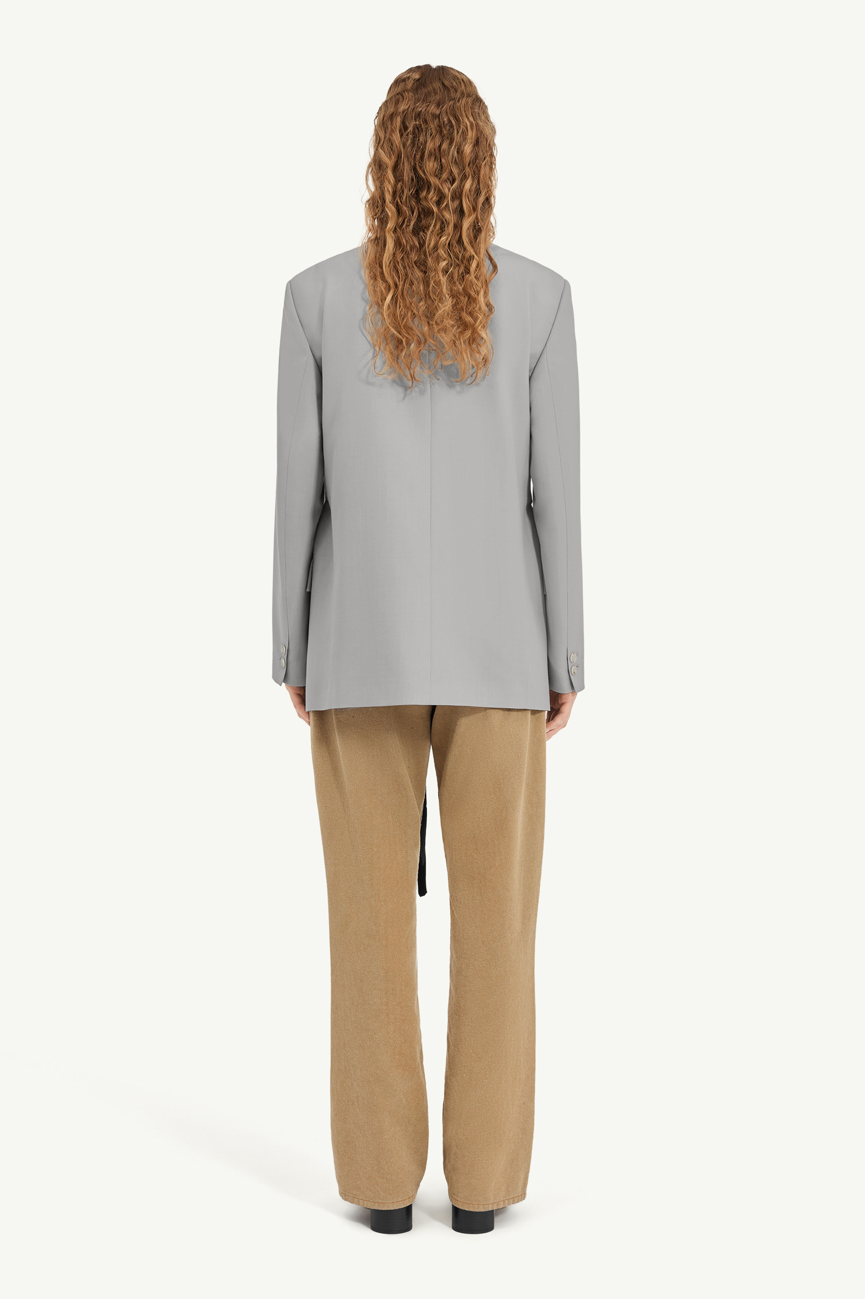 日本販売 定価107800円 Maison Margiela ウールギャバジンスラックス