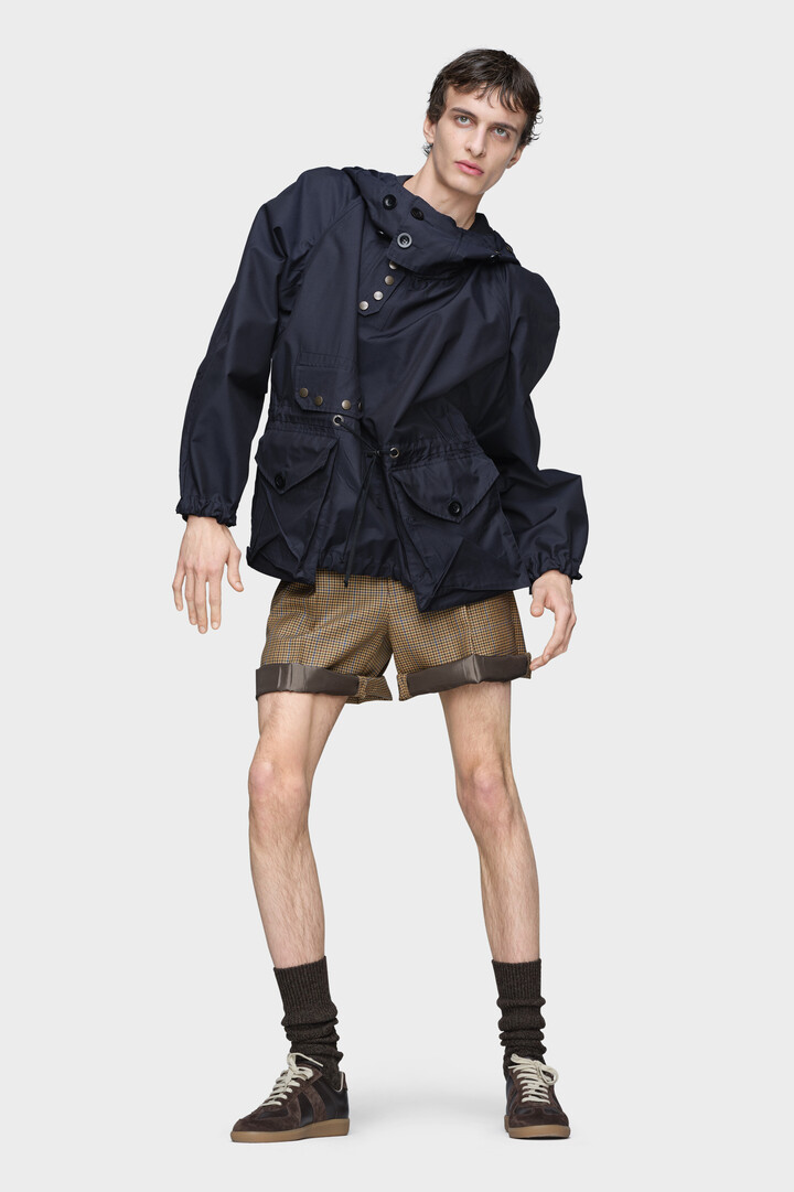 Men's Blue Wool Sport Jacket | Maison Margiela