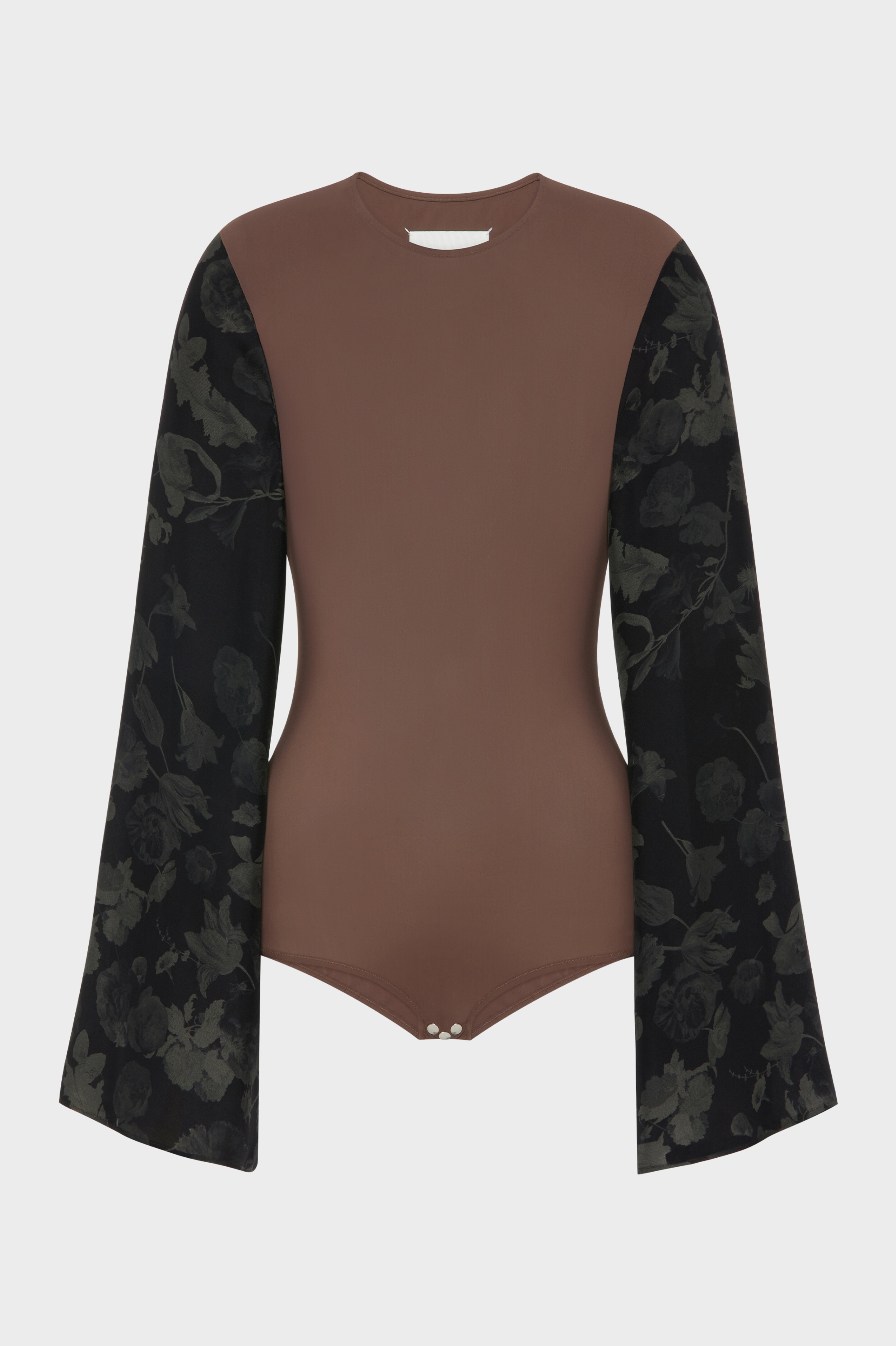 Body mit Blumenmuster-&Auml;rmeln