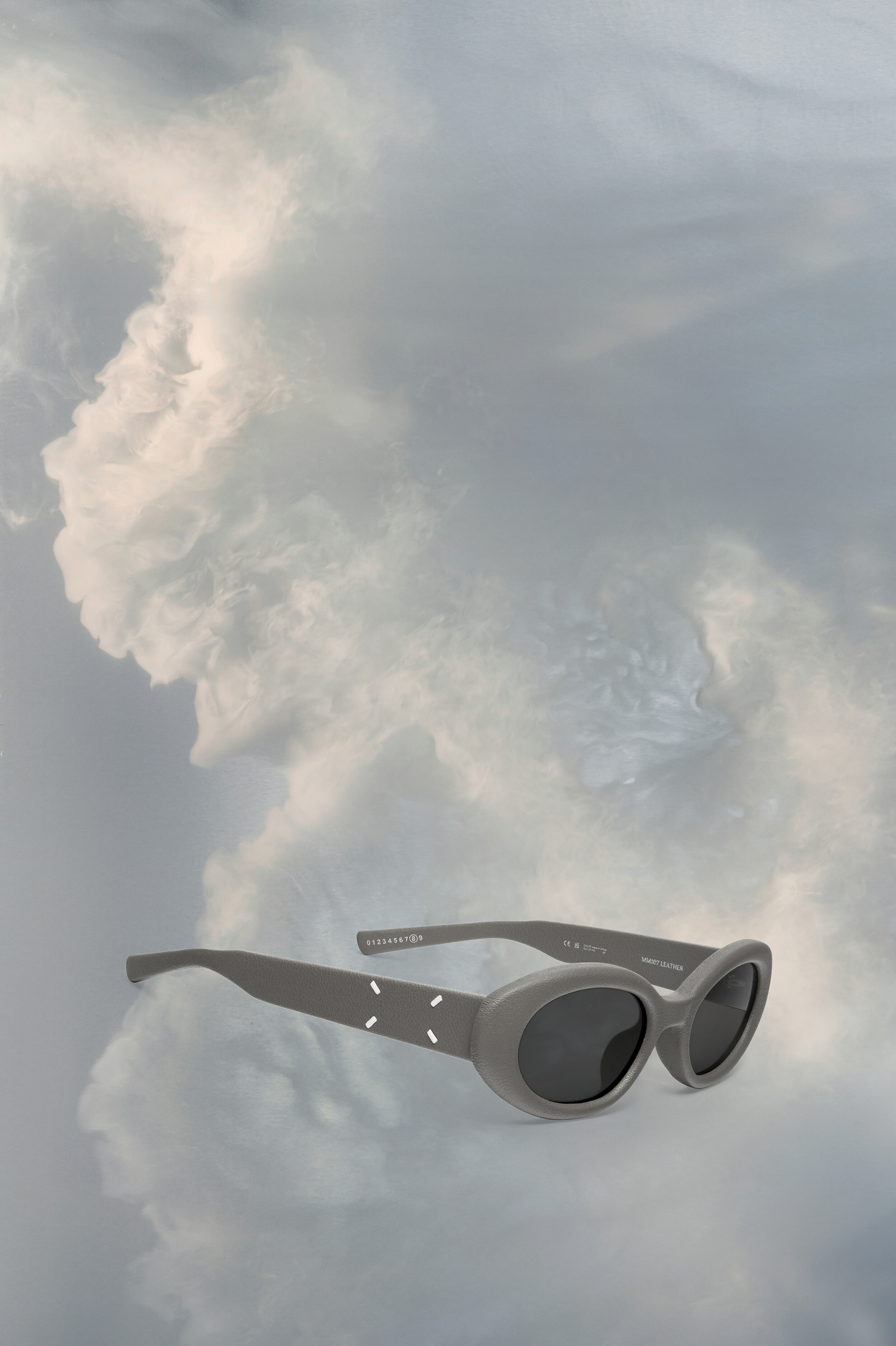 Grey MM X Gentle Monster MM107 LEATHER | Maison Margiela Official