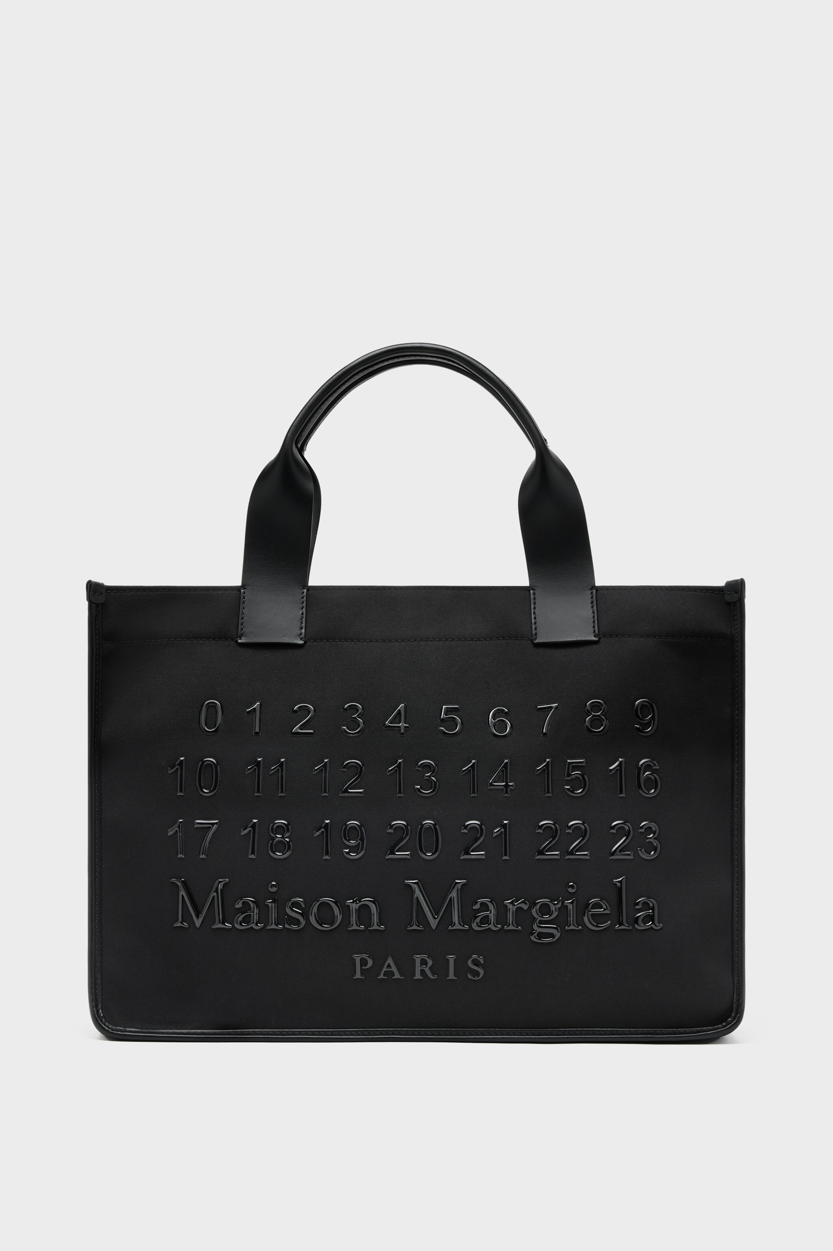 【Maison Margiela】ブラック Cabas トートバッグ スモール CABAS SHOPPING BAG SMALL