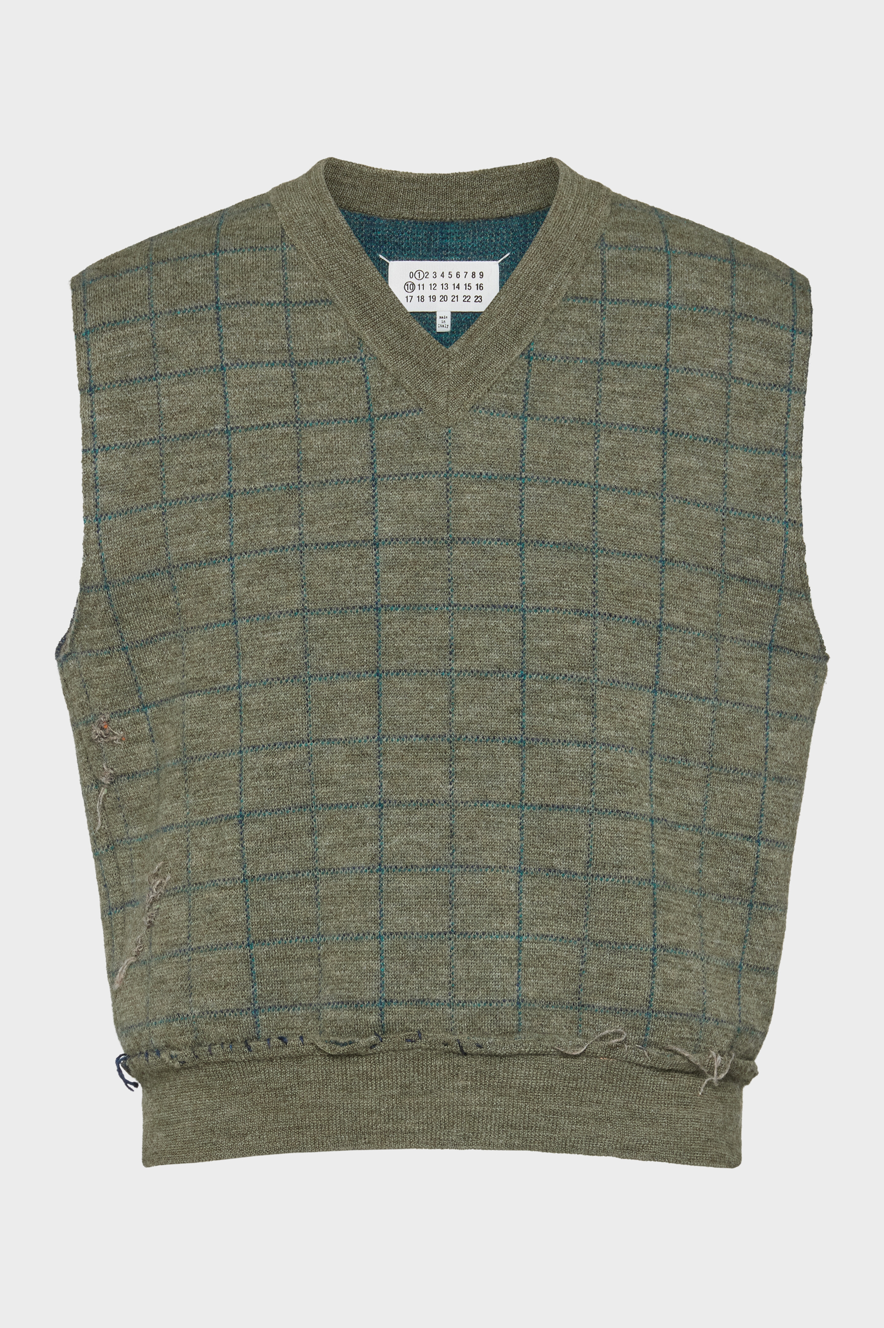 Men's Green Knit Vest | Maison Margiela