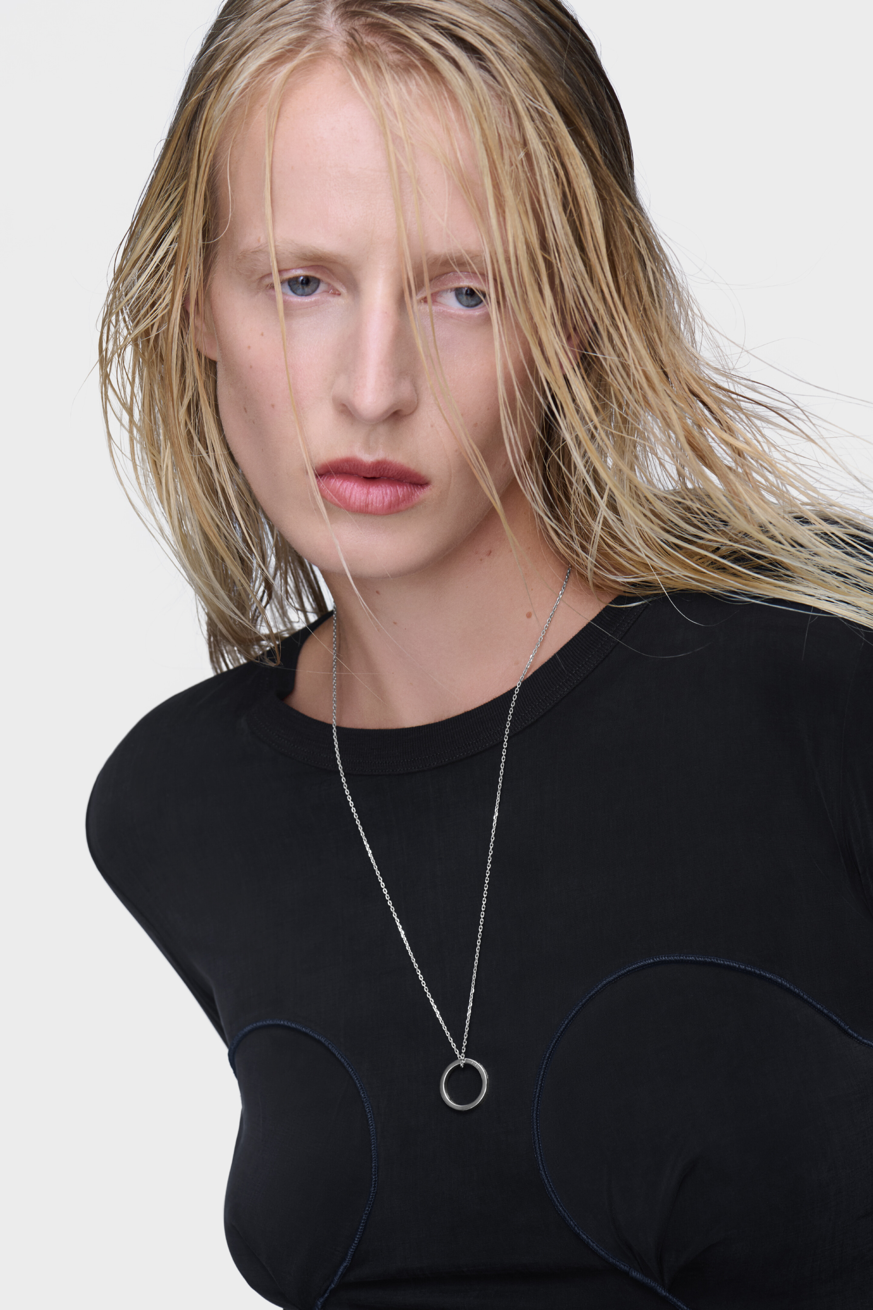 Logo ring pendant necklace 3