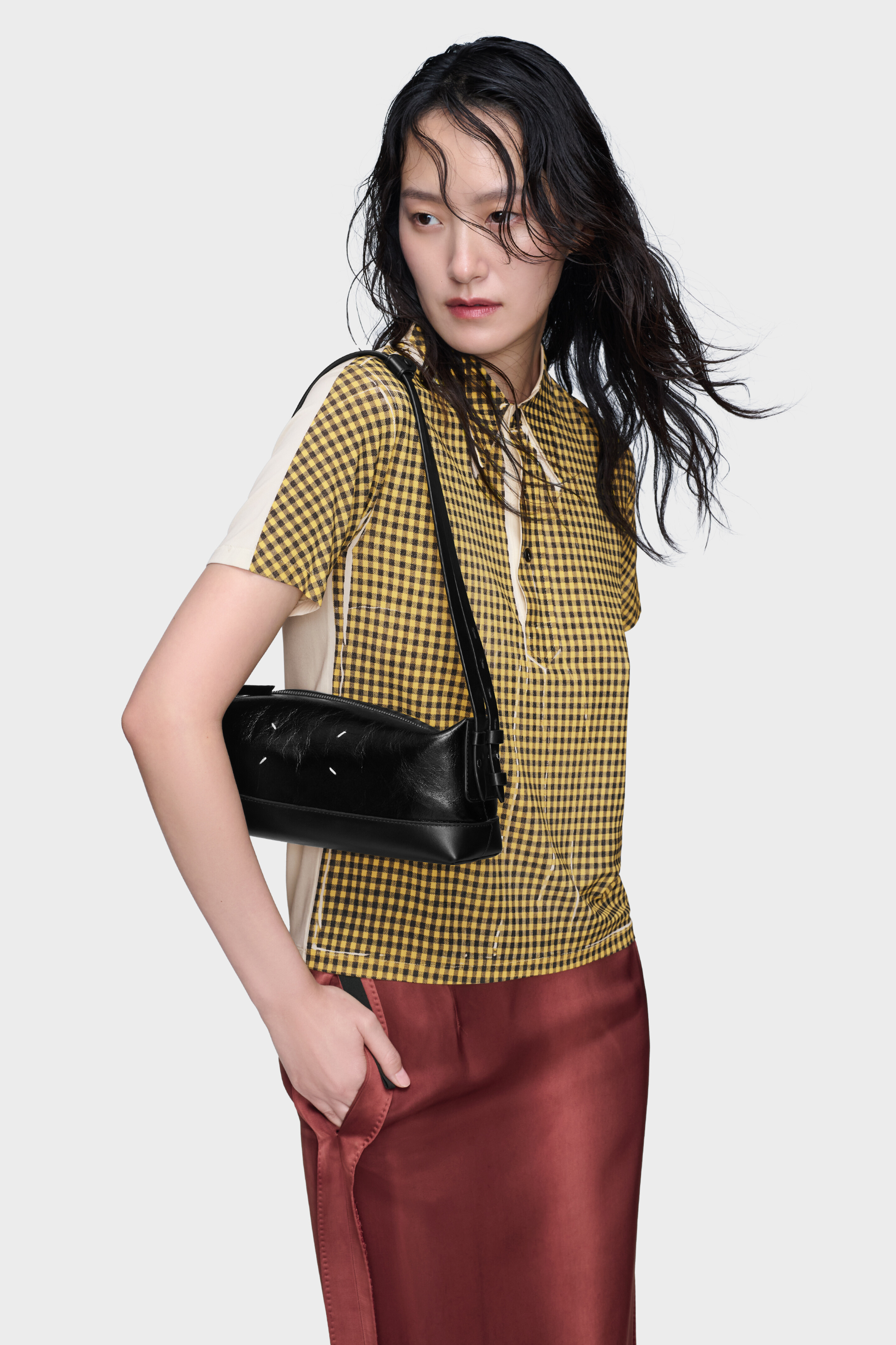 Black Belt Shoulder Bag | Maison Margiela Official
