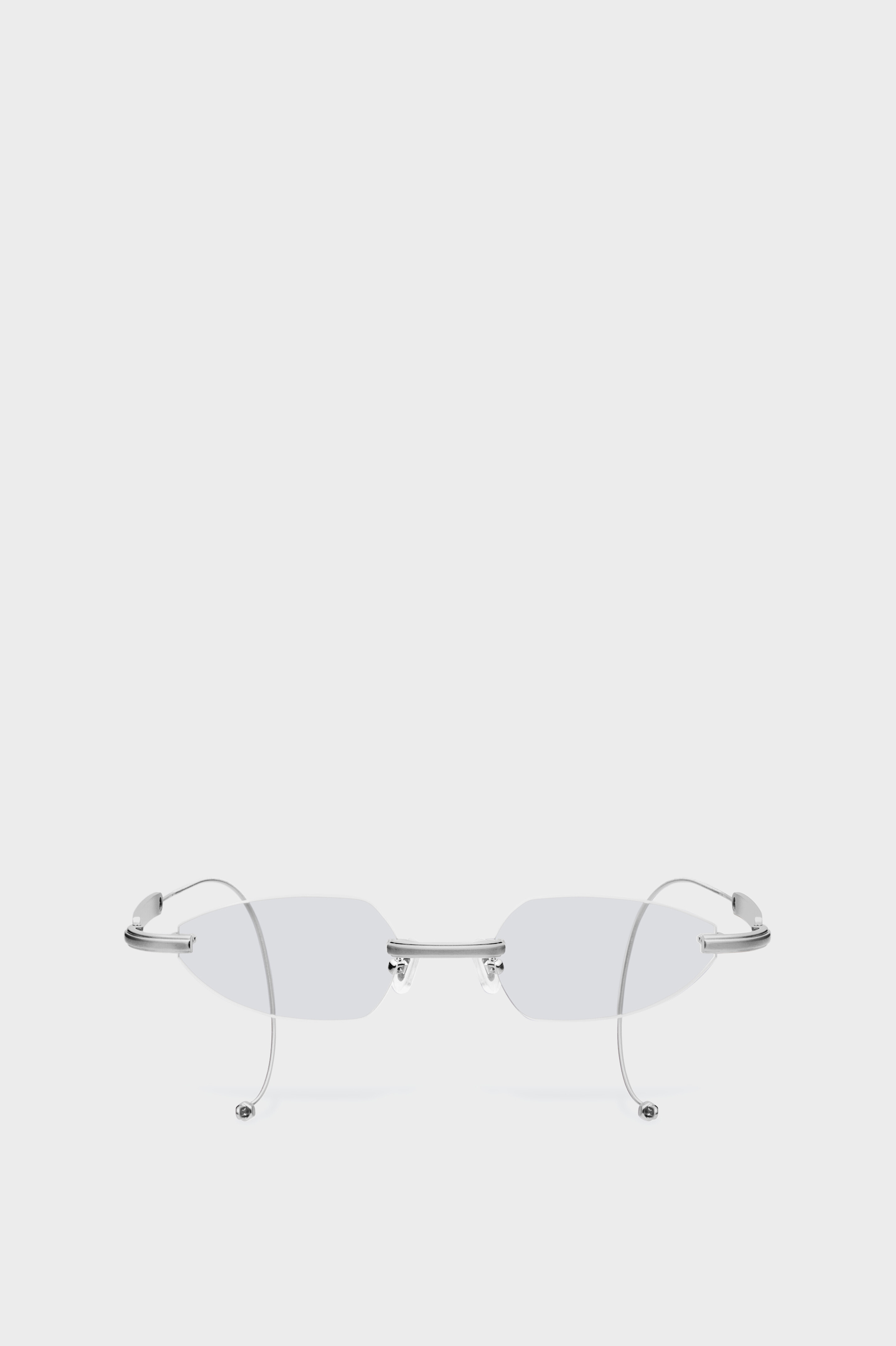 Silver Oval Metal Glasses Gentle Monster​ | Maison Margiela