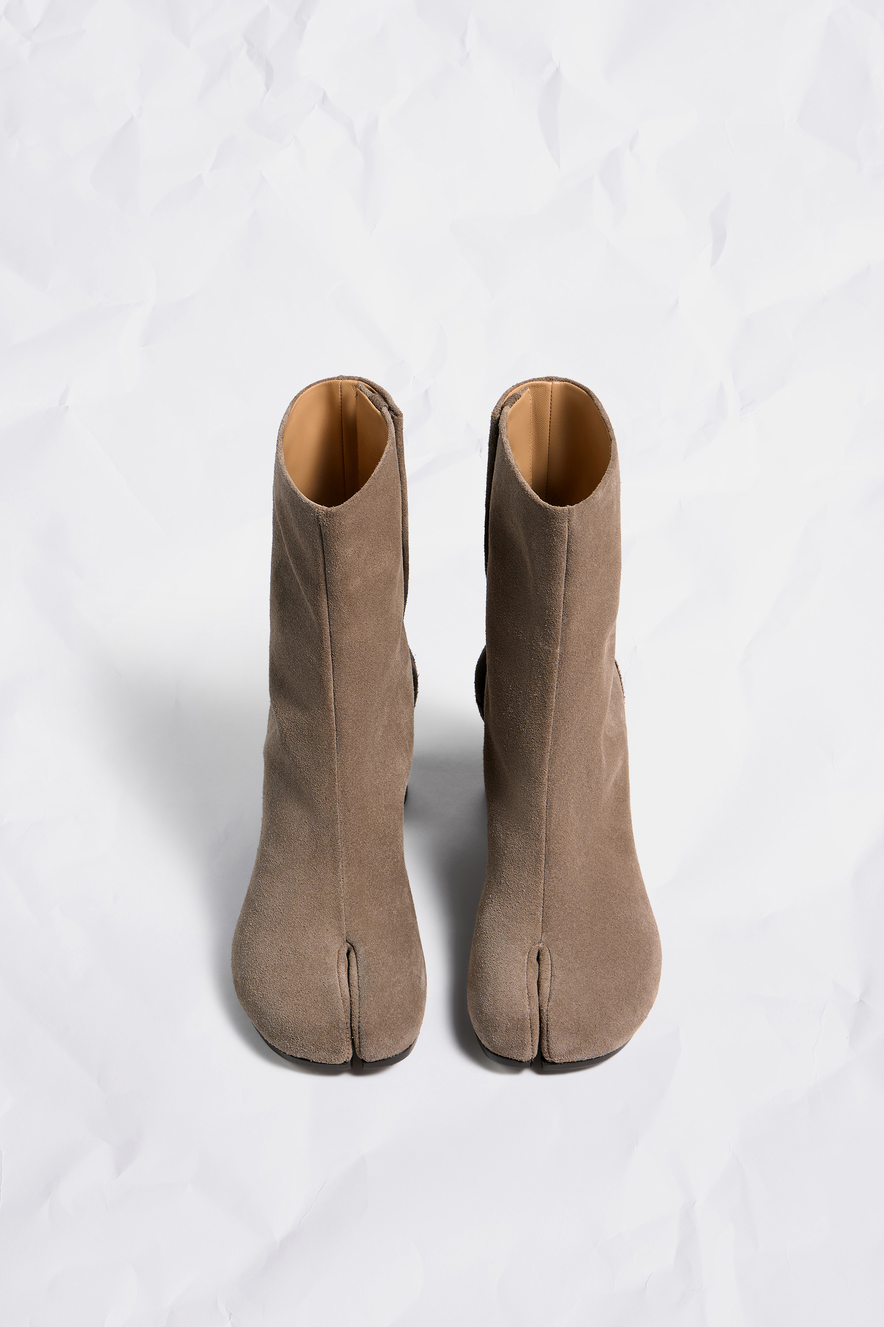 Taupe Tabi Ankle Boots Suede | Maison Margiela Official