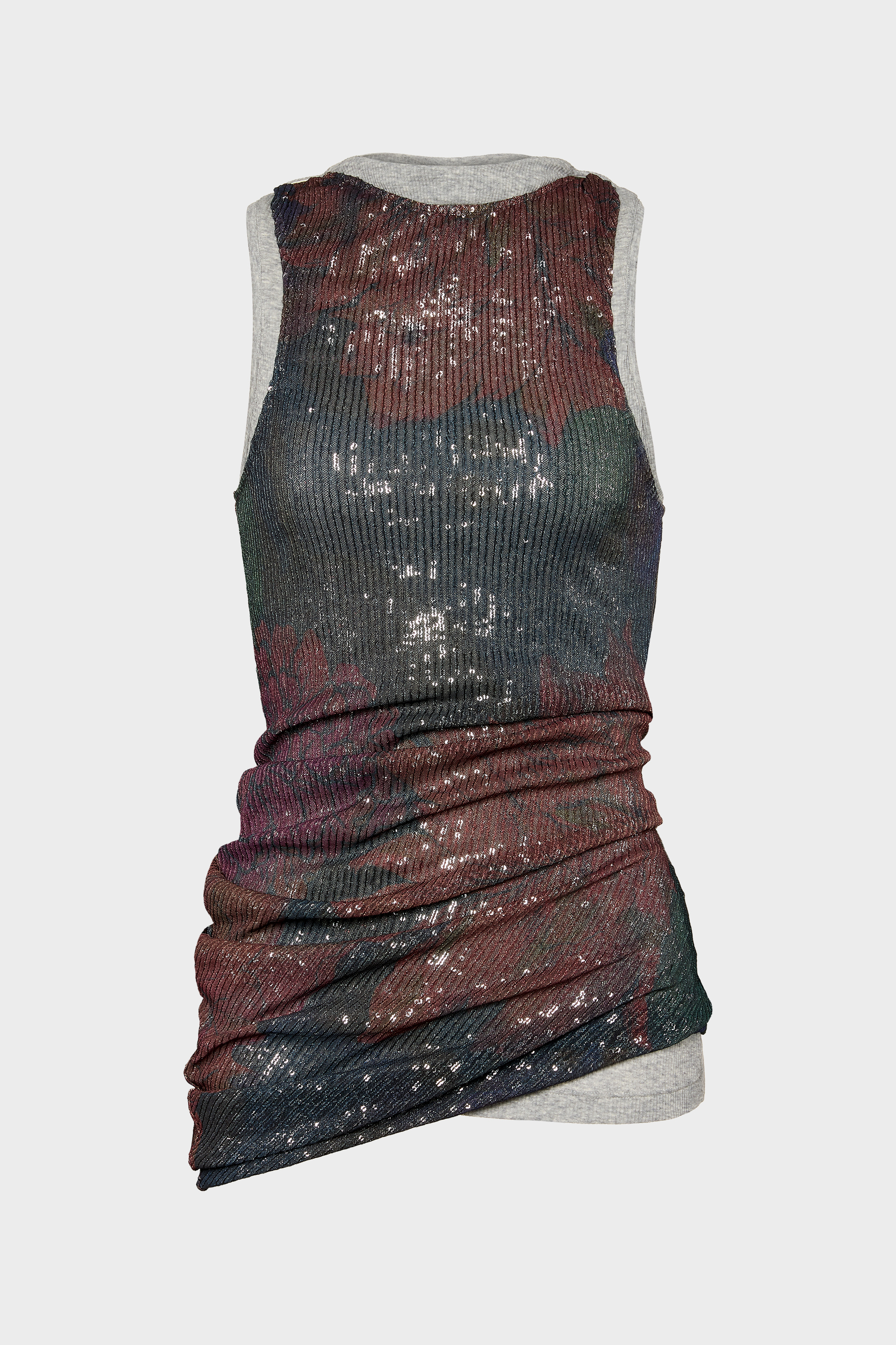Mist Printed Draped Top | Maison Margiela Official