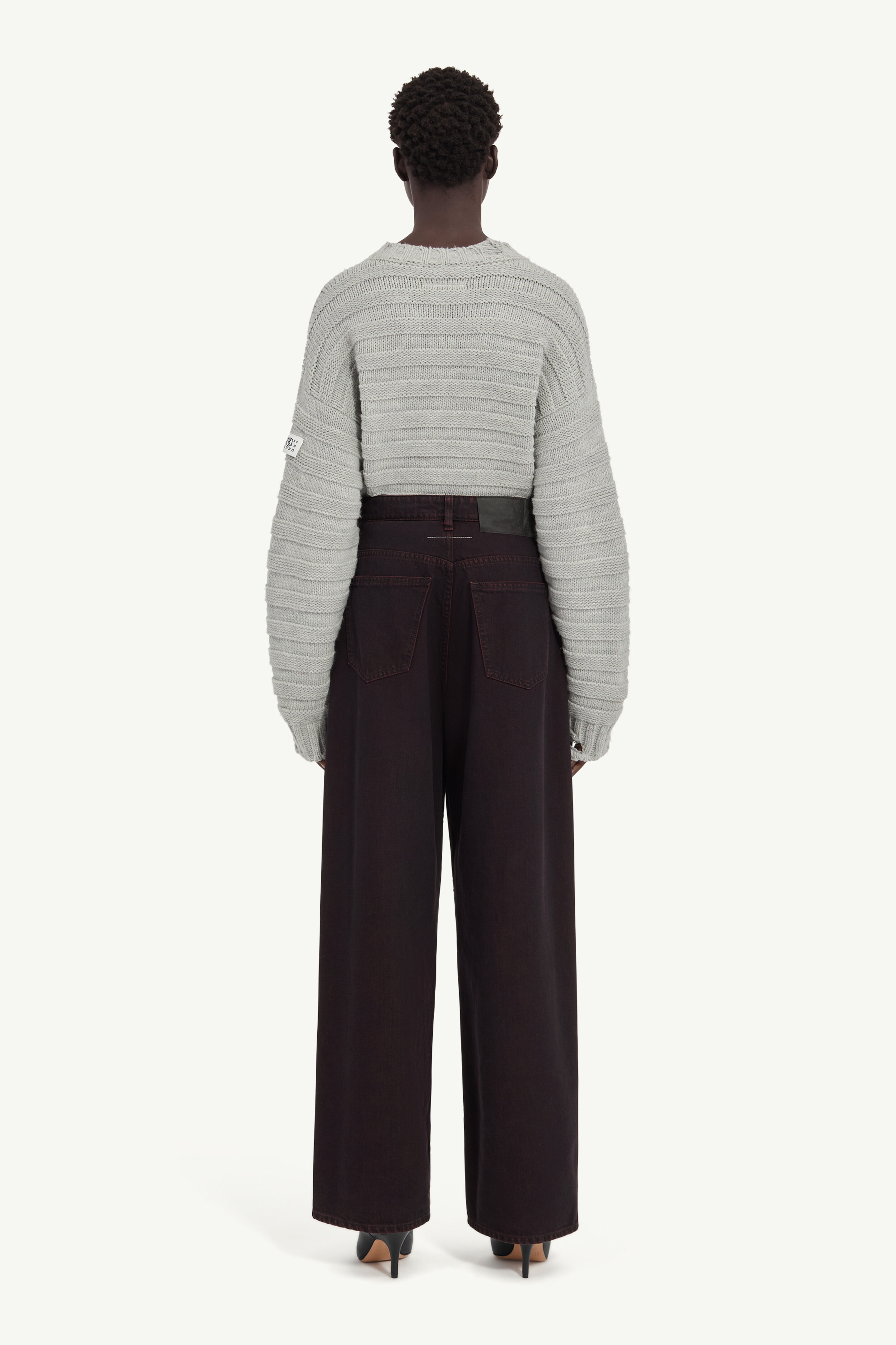 Red Wide-leg jeans | MM6 Official