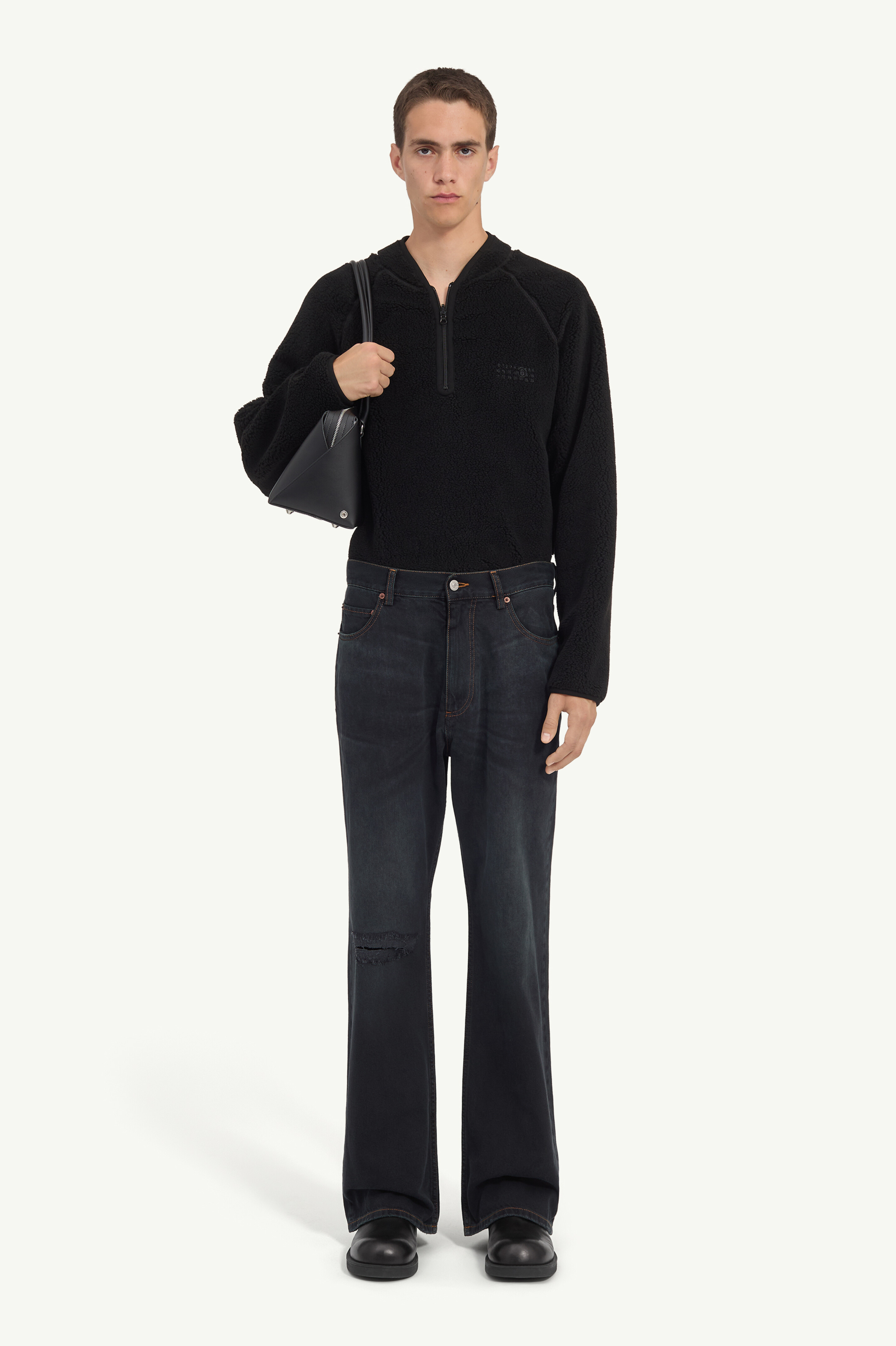 Straight-leg jeans