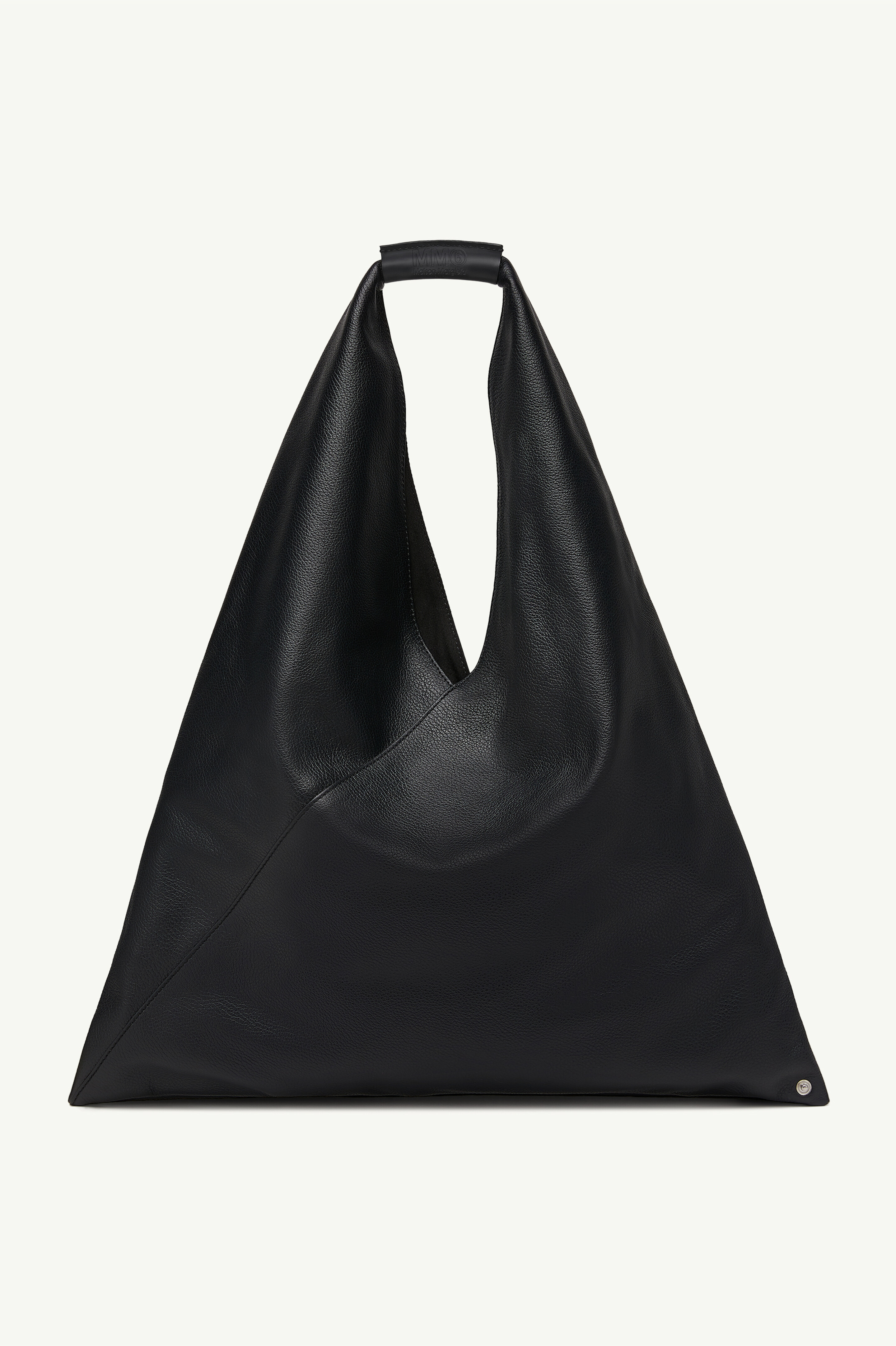 22ss Maison Margiela レザートートバッグ　ポーチ　黒 MM6 Maison Margiela Japanese レザートートバッグ | ブラック