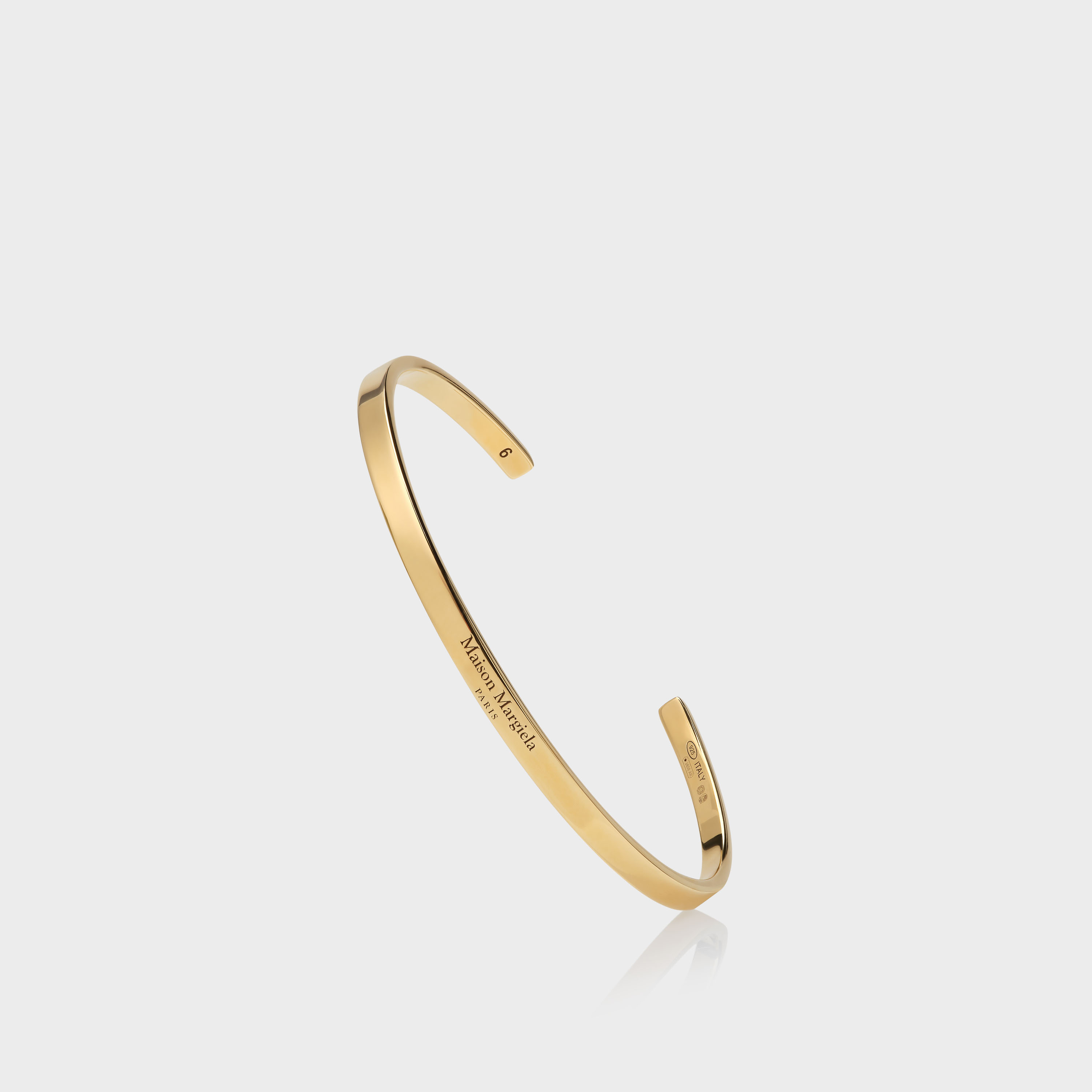 Maison Margiela ゴールド ブレスレット サイズ03 Gold Signature bracelet | Maison Margiela Official