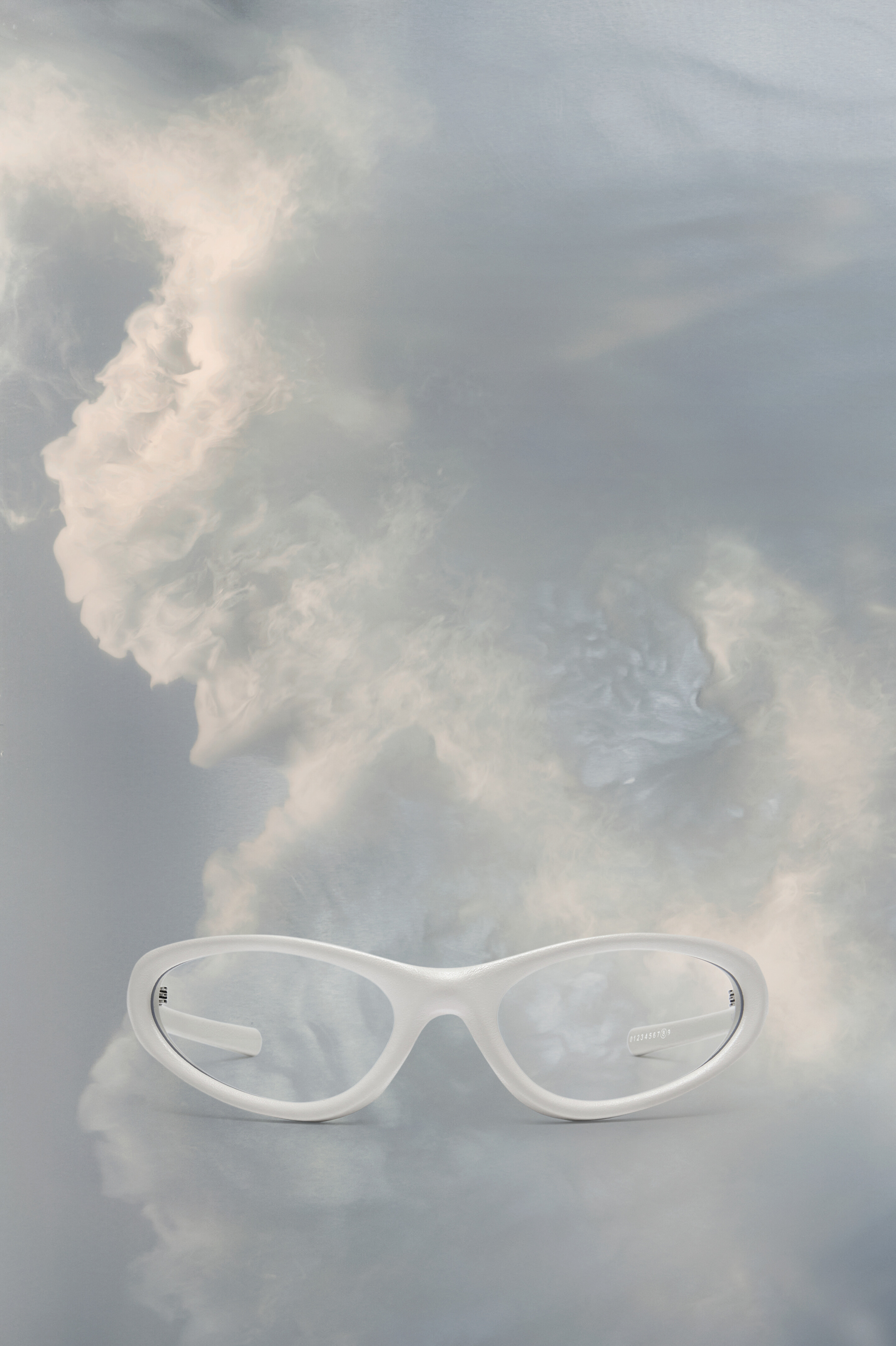 White Leather Glasses MM x Gentle Monster | Maison Margiela