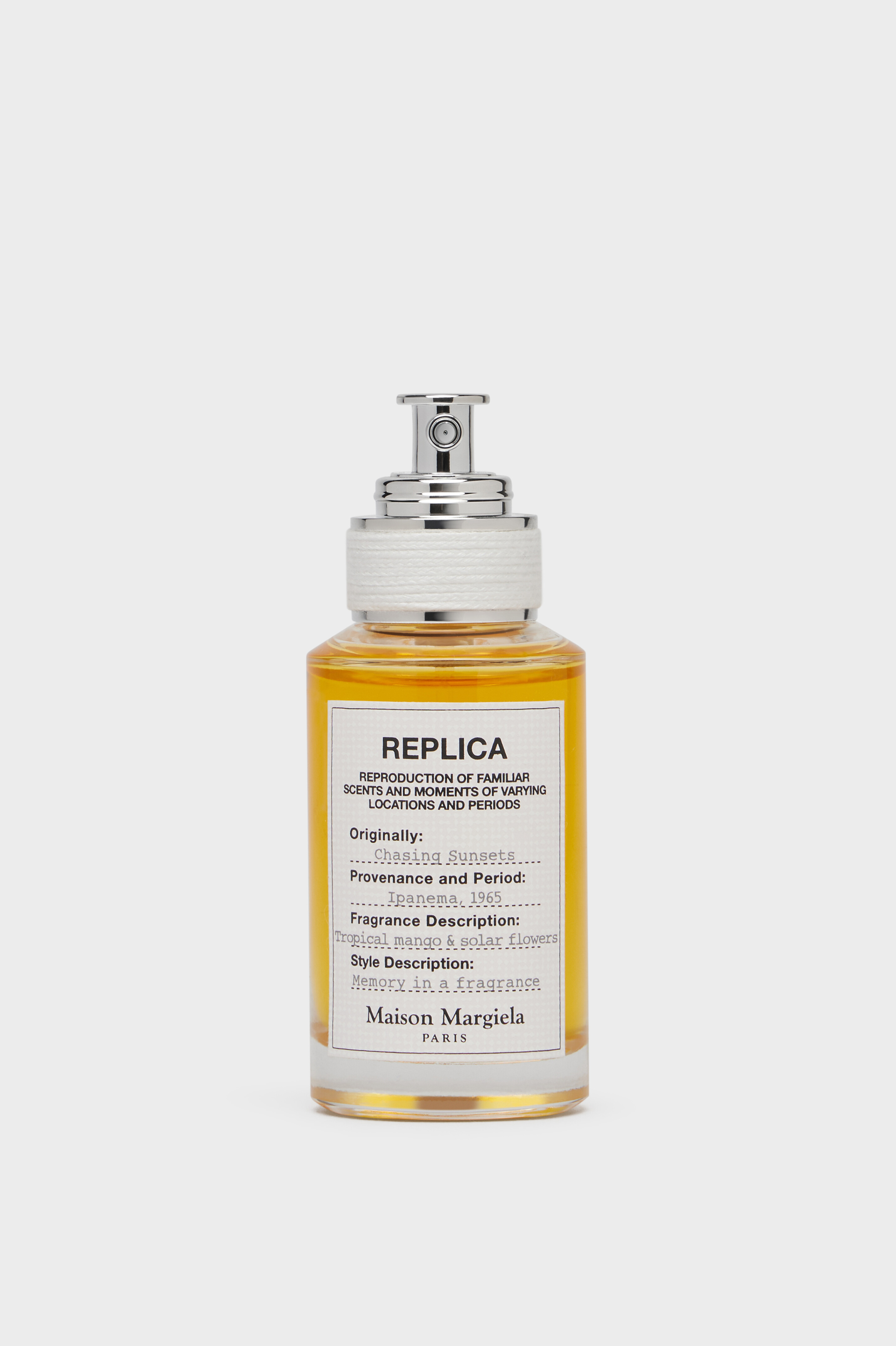 チェイシング サンセット オードトワレ「レプリカ」30 ml | Maison