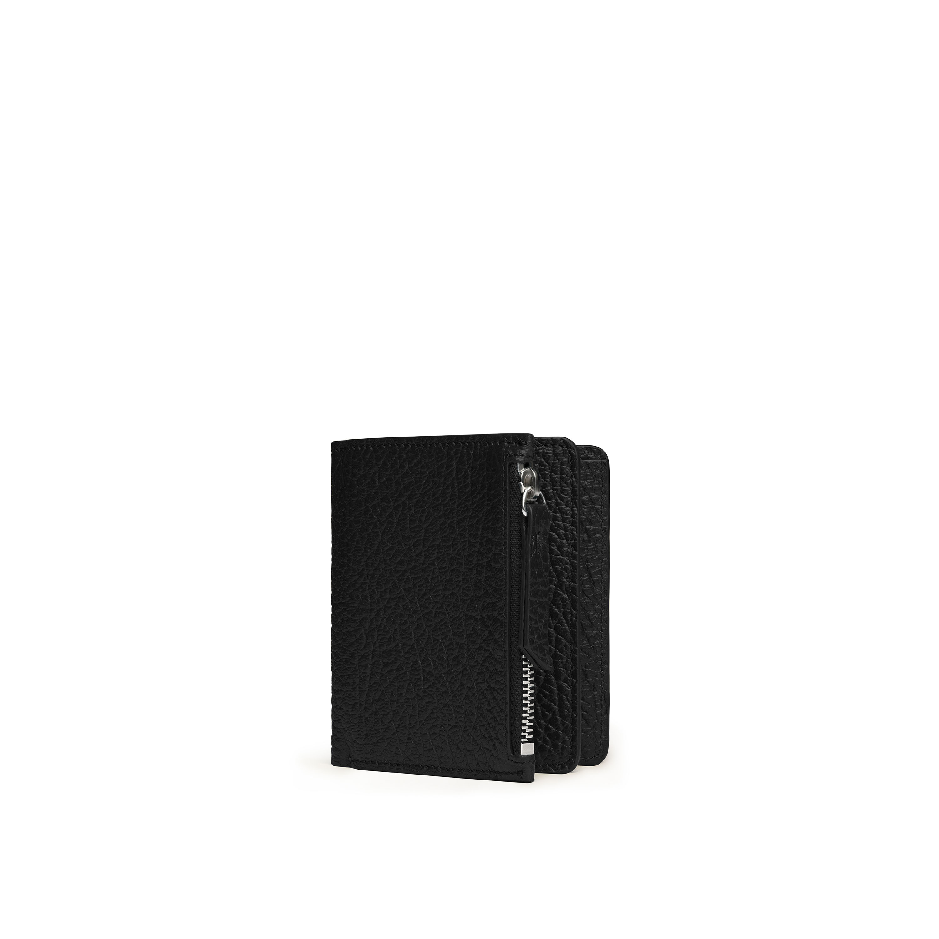 Black Leather Money Wallet | Maison Margiela