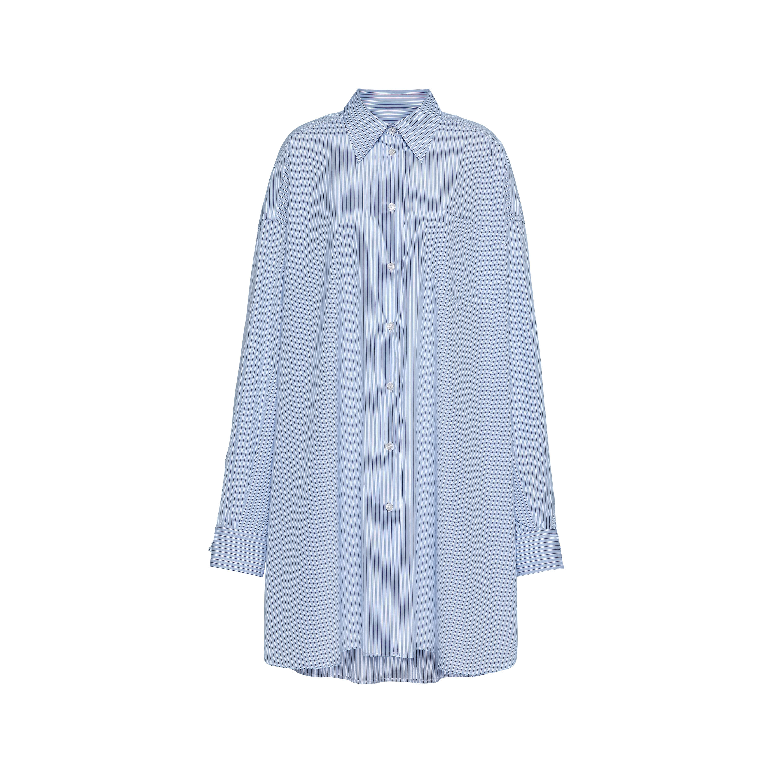 Pinstripe Shirt - Cotton Poplin | Maison Margiela