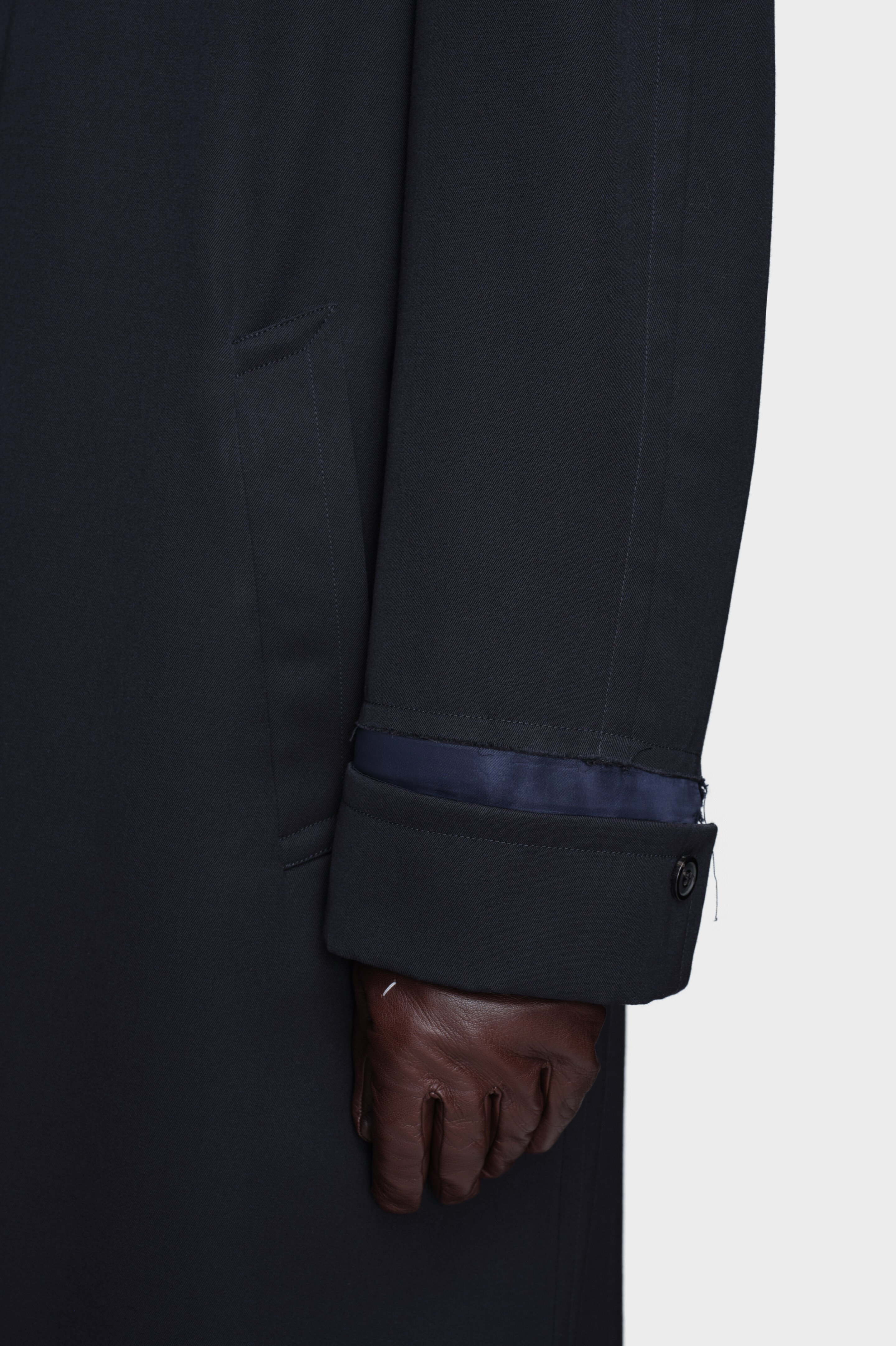 Men's Blue Wool Coat | Maison Margiela Men's Blue Wool Coat | Maison Margiela