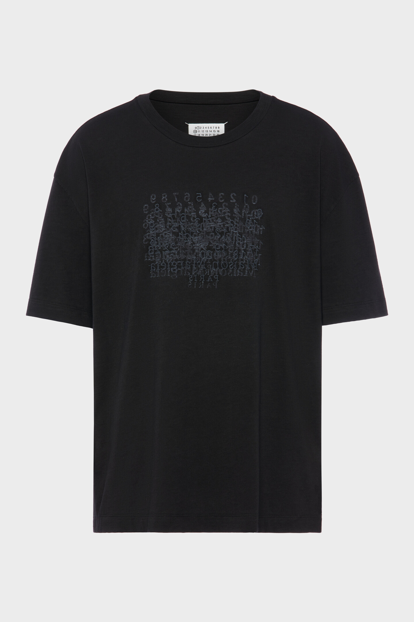Maison Margiela Tシャツ Black Cotton Numerical T-shirt | Maison Margiela Official