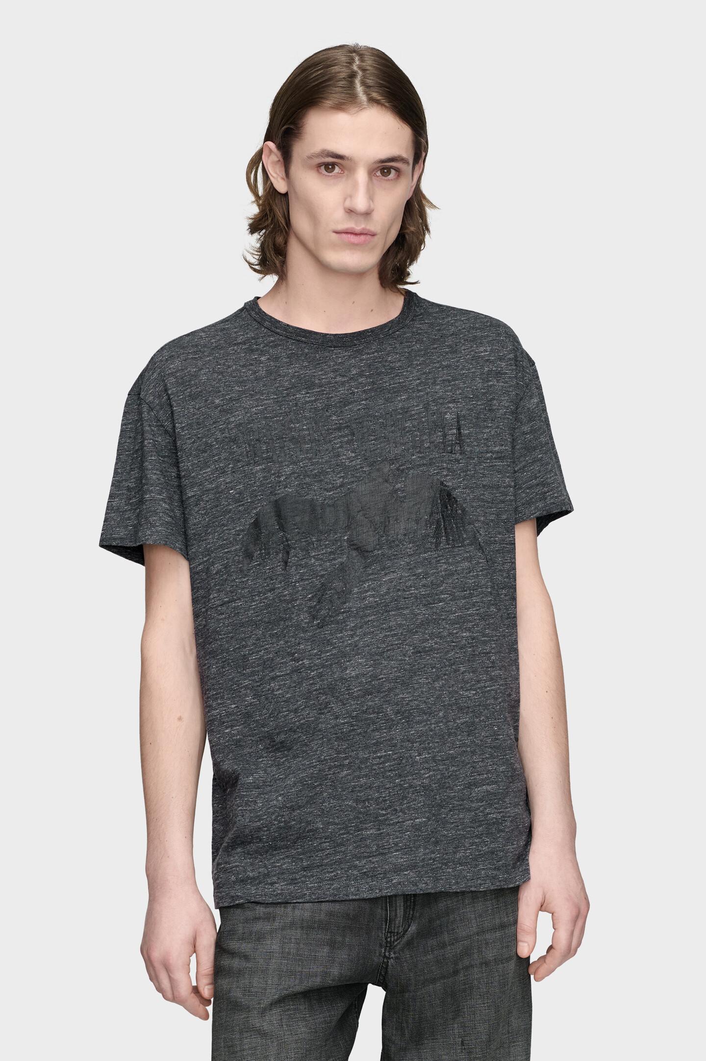 Maison Margiela Tシャツ ダークグレー Dark grey Cotton T-Shirt | Maison Margiela Official
