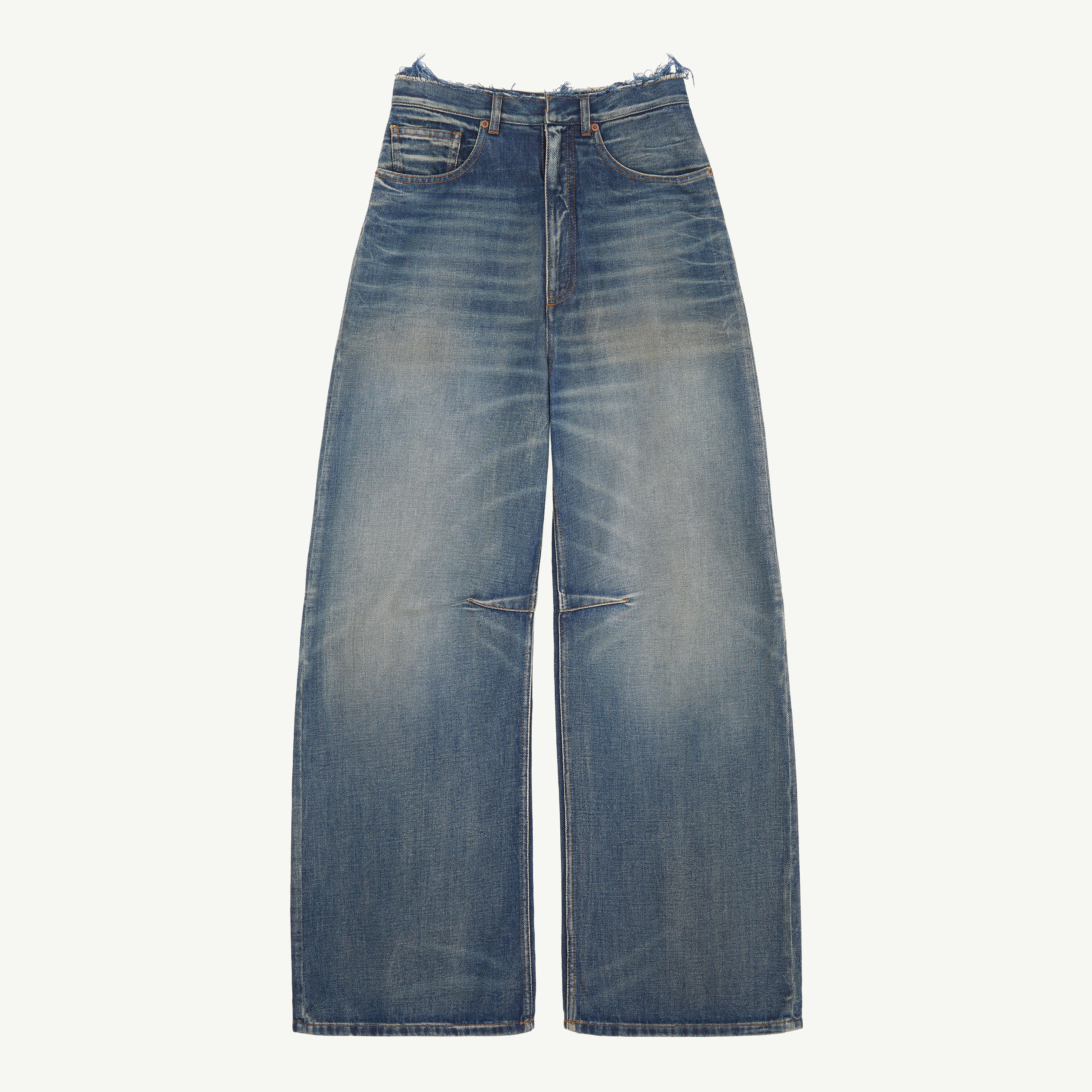 EEページ Women's Cotton Wide-Leg Jeans | MM6