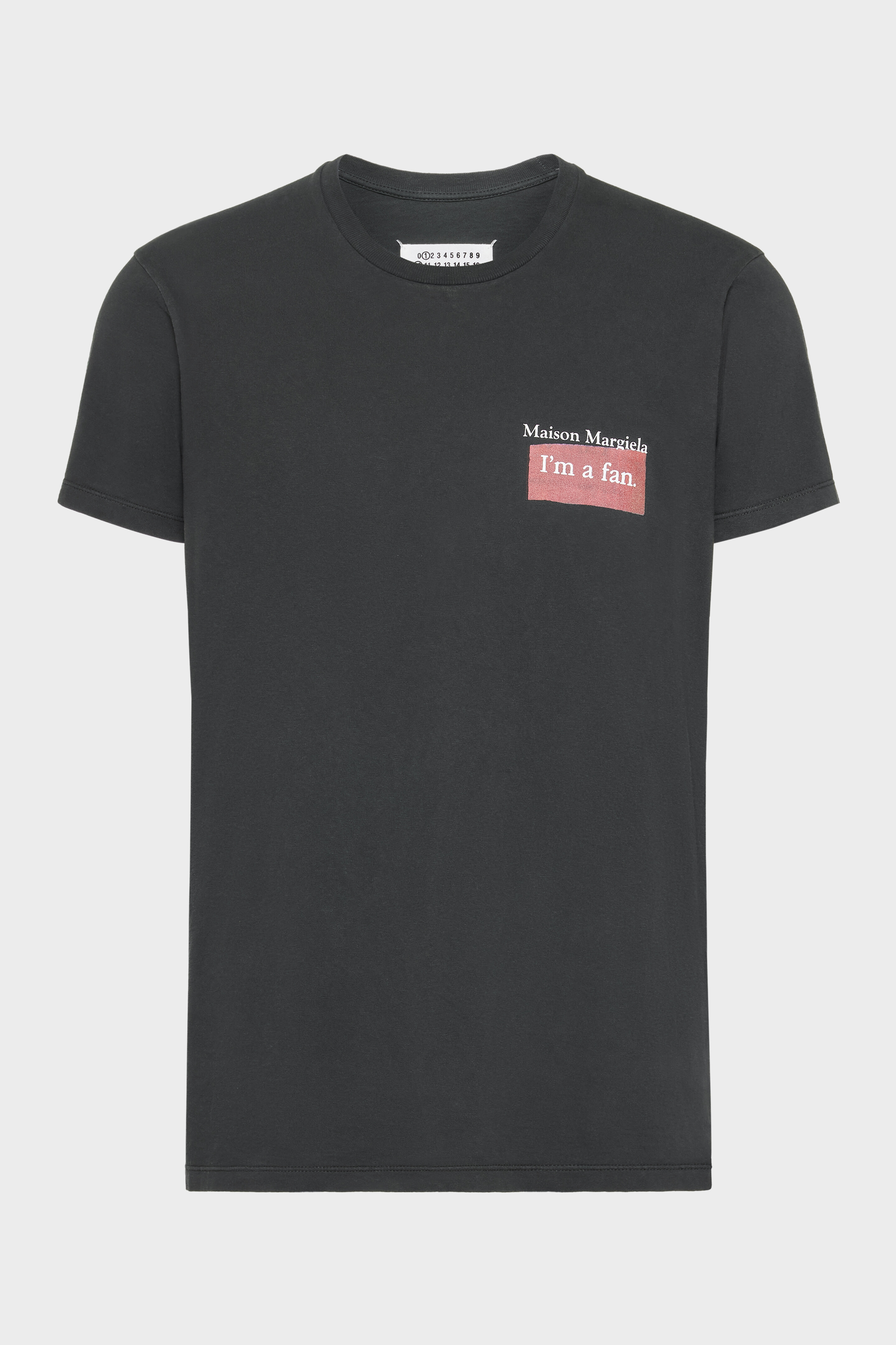 トップス MAISON MARGIELA Men's Gray Cotton Crystal Hotel T-Shirt | Maison Margiela