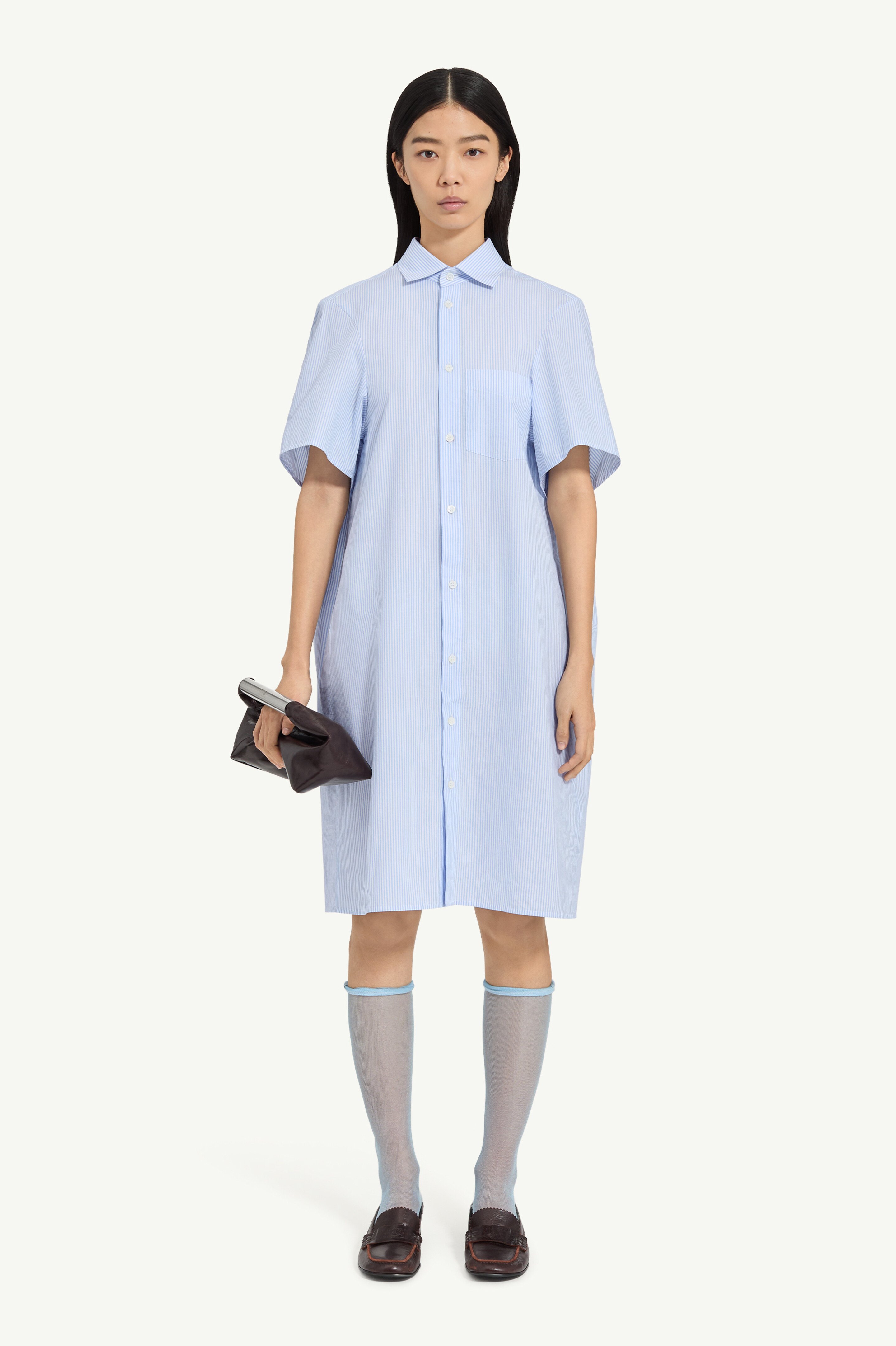 Poplin Shirt Dress