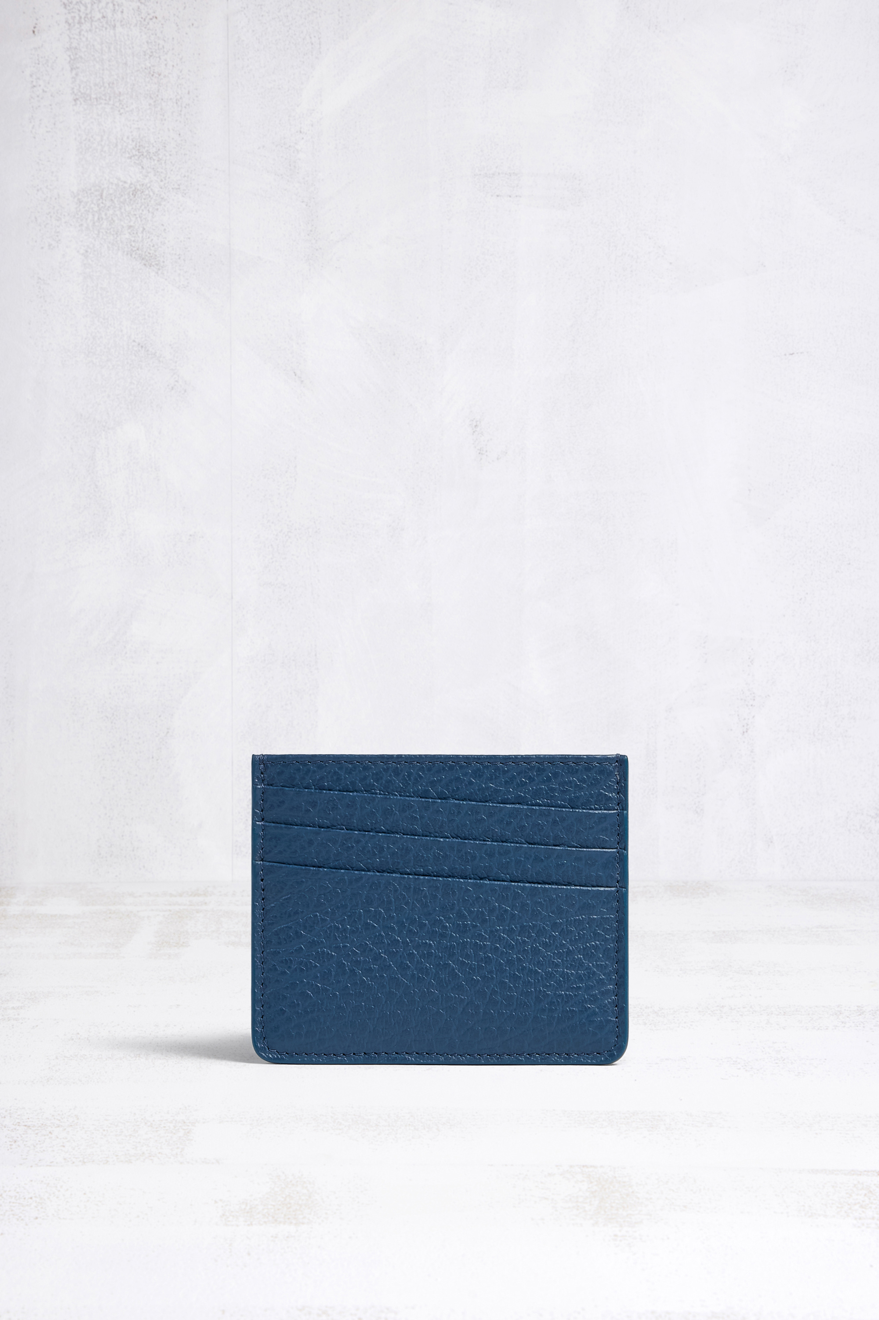 Dark denim Four stitches cardholder | Maison Margiela Official