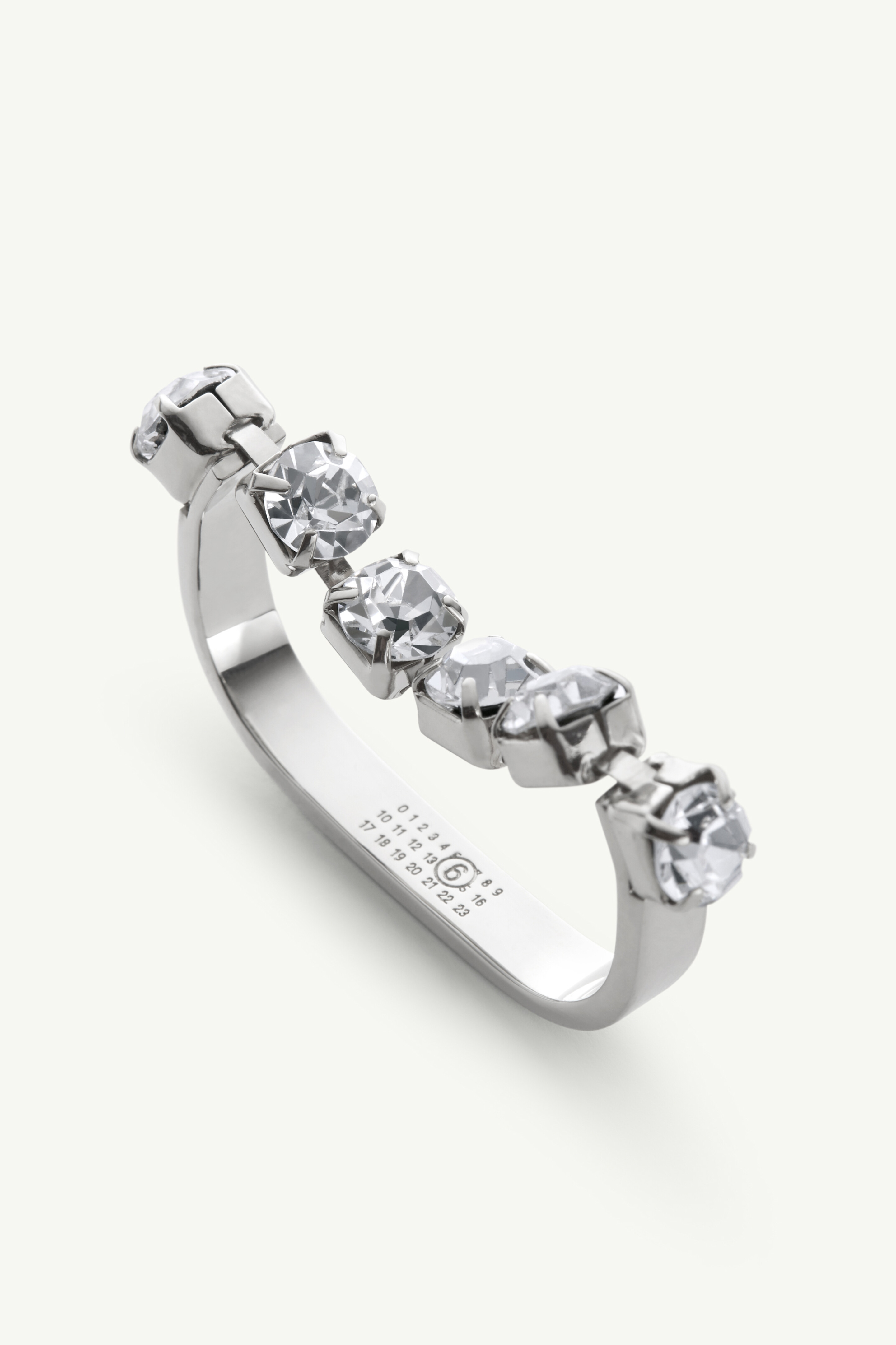 STRASS DOUBLE RING