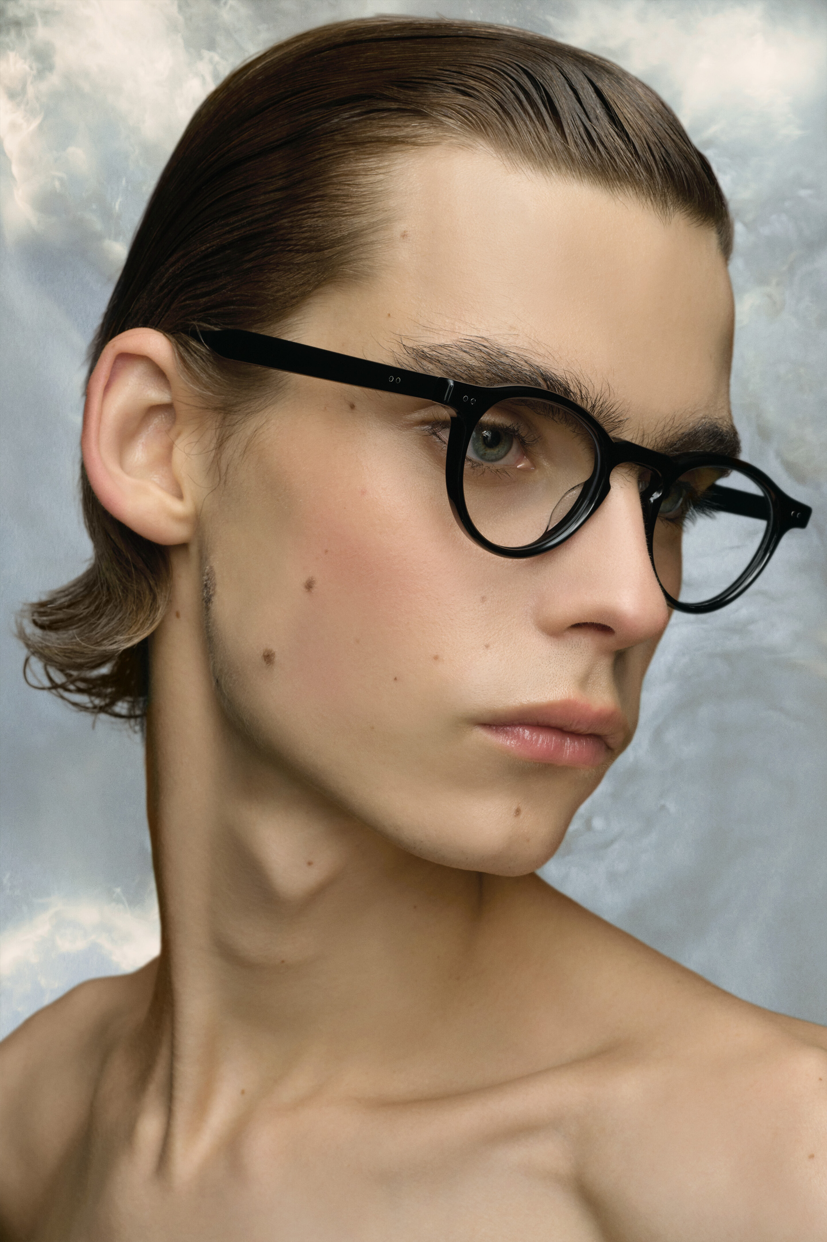 GENTLE MONSTER MM-116 ブラック ラウンドサングラス Gentle Monster x Maison Margiela MM116 Black Clear MM116-01