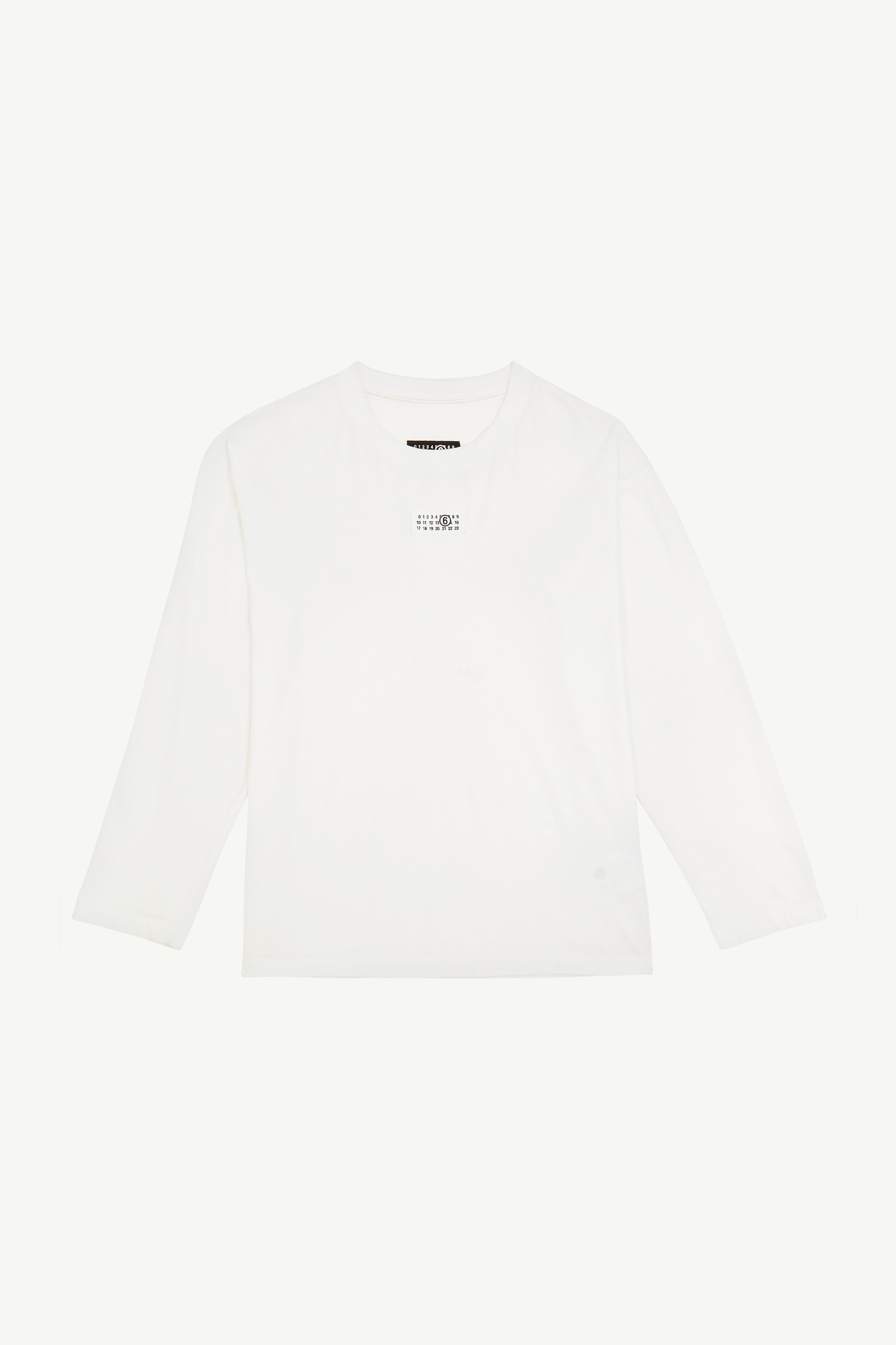 Maison Margiela ロンT White Cotton Long-sleeved T-Shirt | Maison Margiela