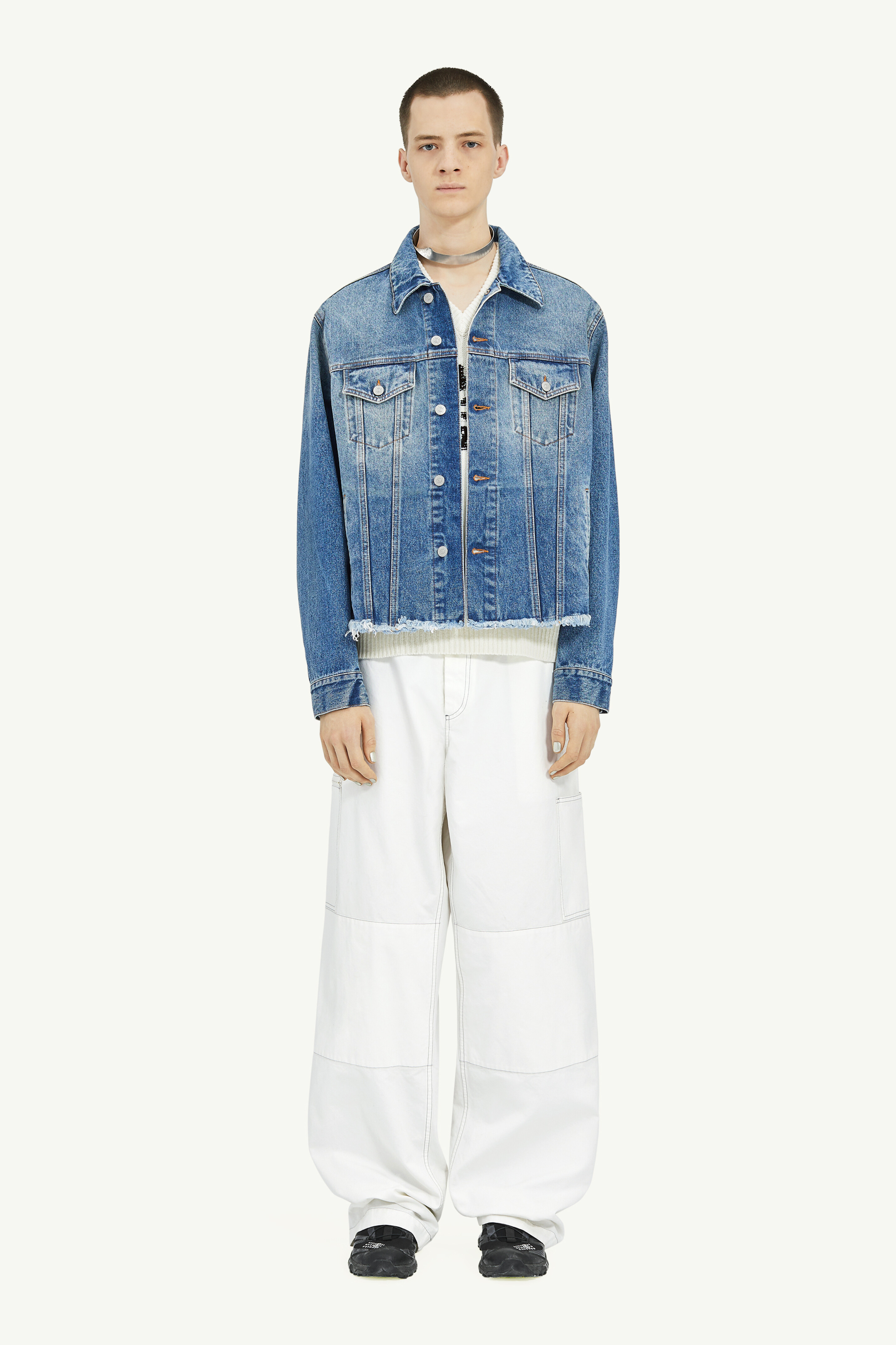 Hellblaue Jeansjacke