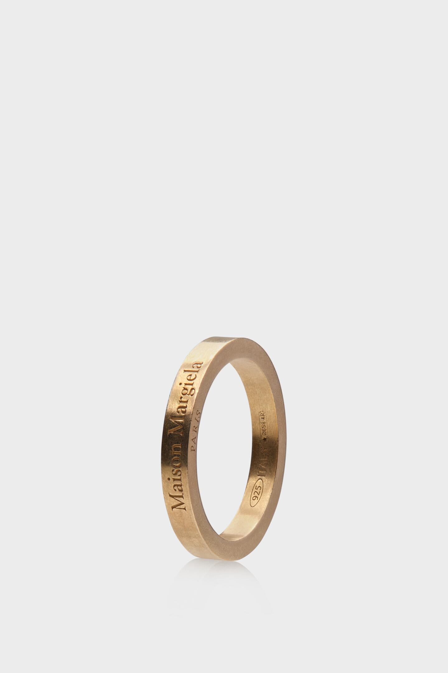 正規品【Maison Margiela】 Gold Logo Ring リング Logo Ring | Maison Margiela