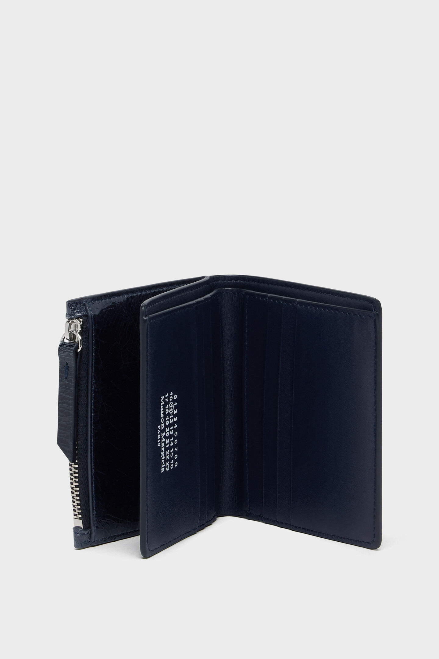 Maison Margiela 4ステッチ フリップフラップウォレット 4ステッチ フリップフラップ ウォレット ブルー | Maison Margiela公式