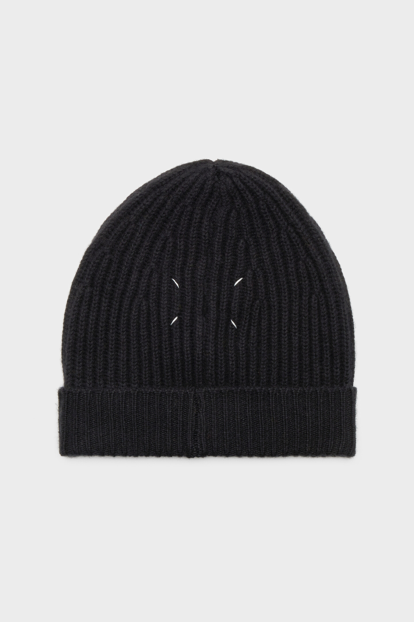 Black Wool beanie | Maison Margiela Official