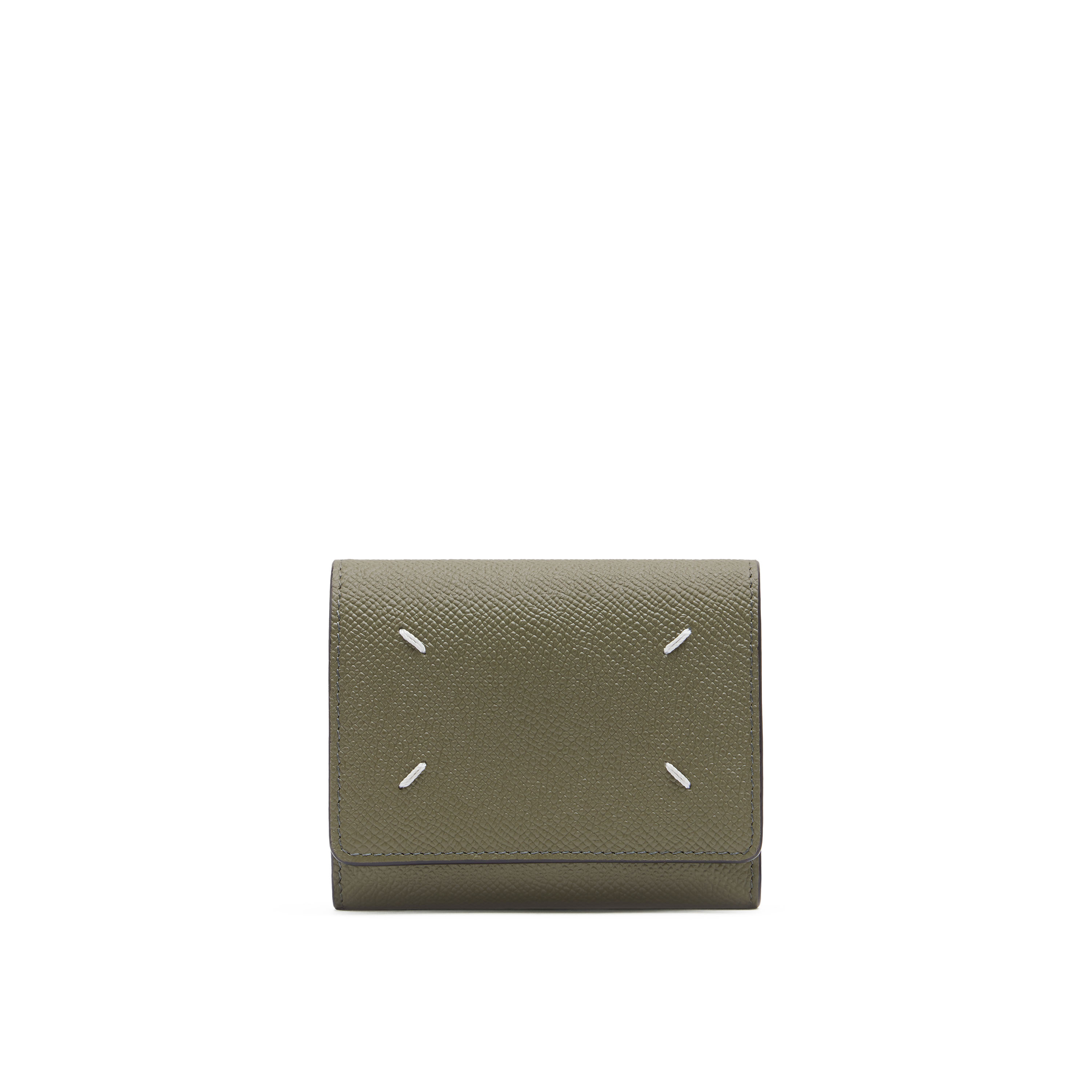 Yellow Leather Four Stitches Wallet | Maison Margiela