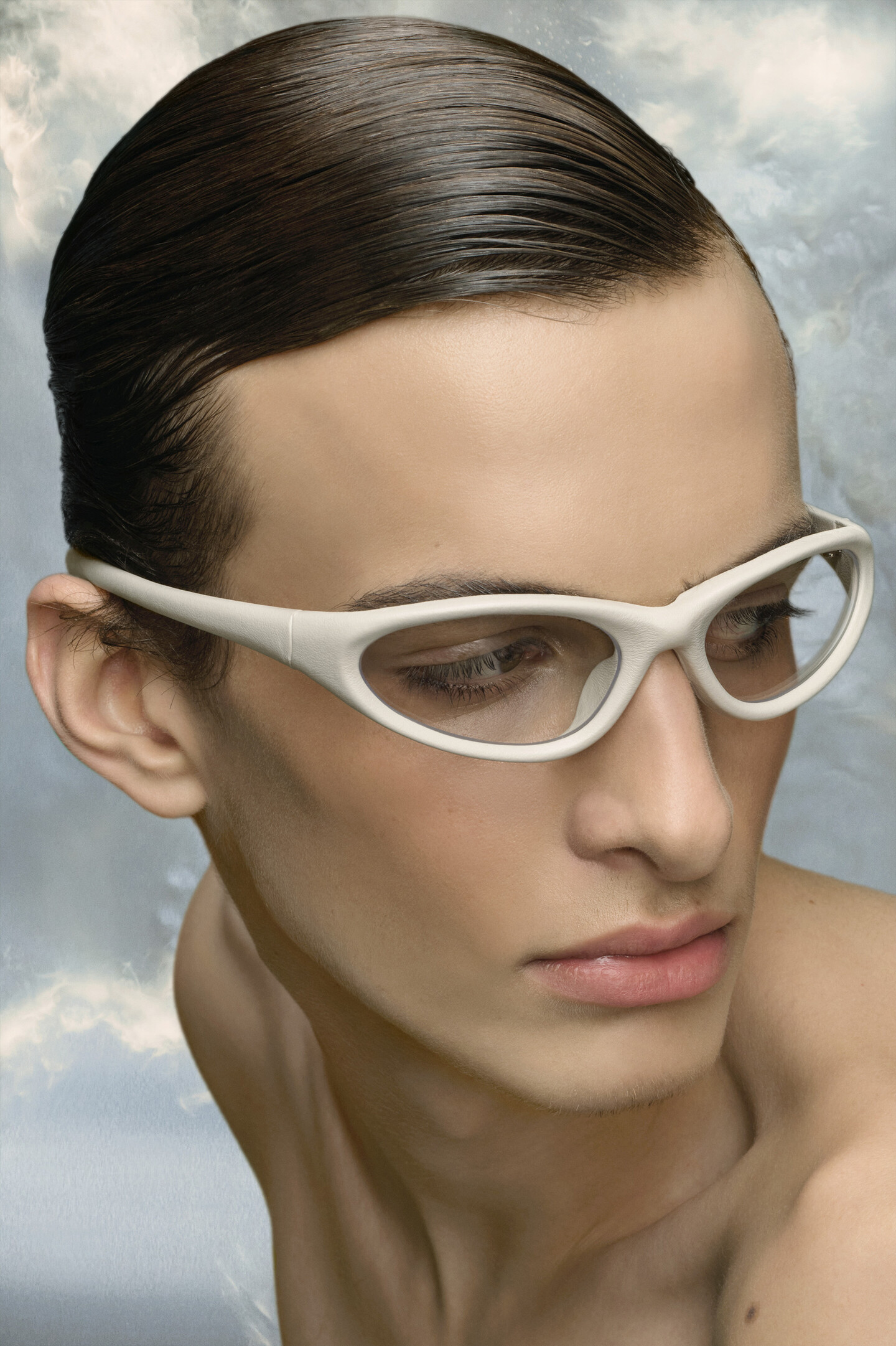 White Leather Glasses MM x Gentle Monster | Maison Margiela